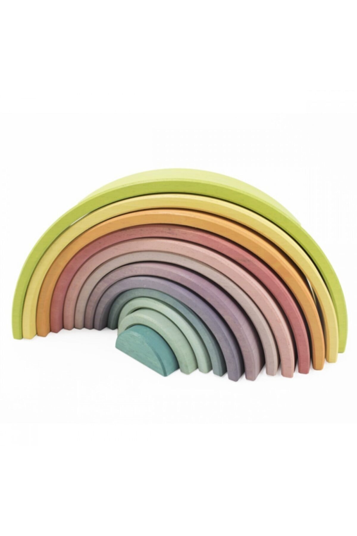 Obenimki Waldorf 12'li Gökkuşağı Blokları Pastel