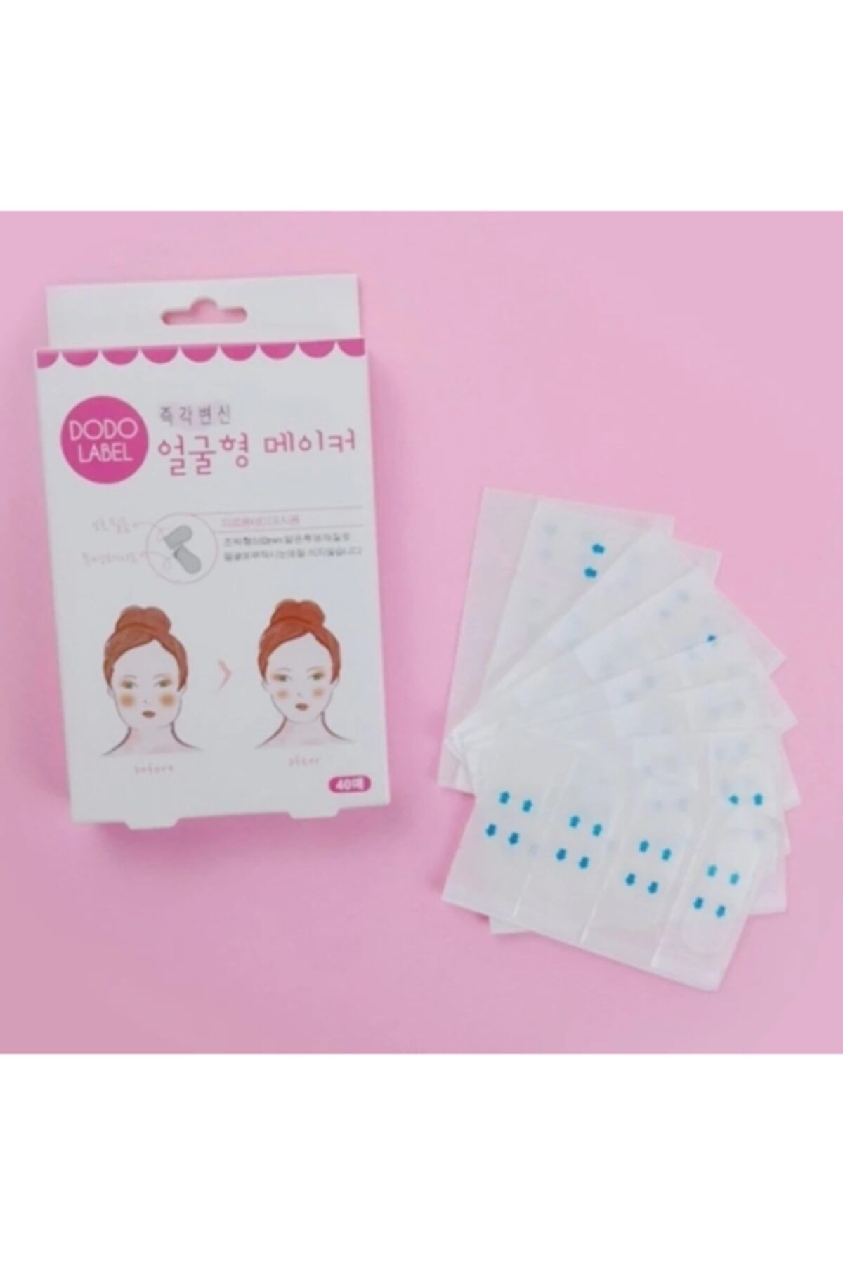 MOR SALKIM HOME Dodo Label Yüz Kaş Boyun Gerdirme Bantları 20 Adet