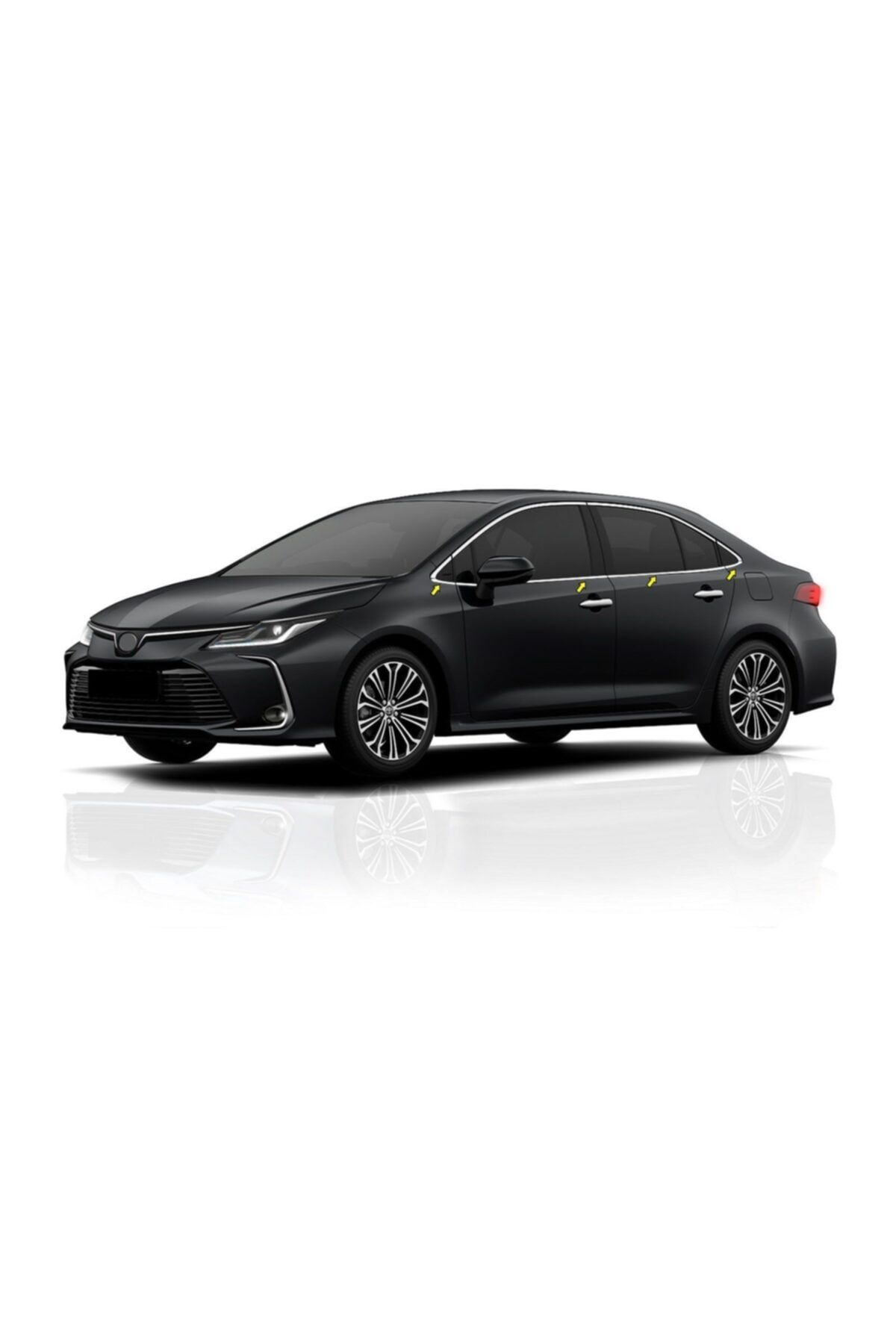 OTOTUNING53 Toyota Corolla Krom Cam Çıtası 8 Prç. 2019 Ve Üzeri