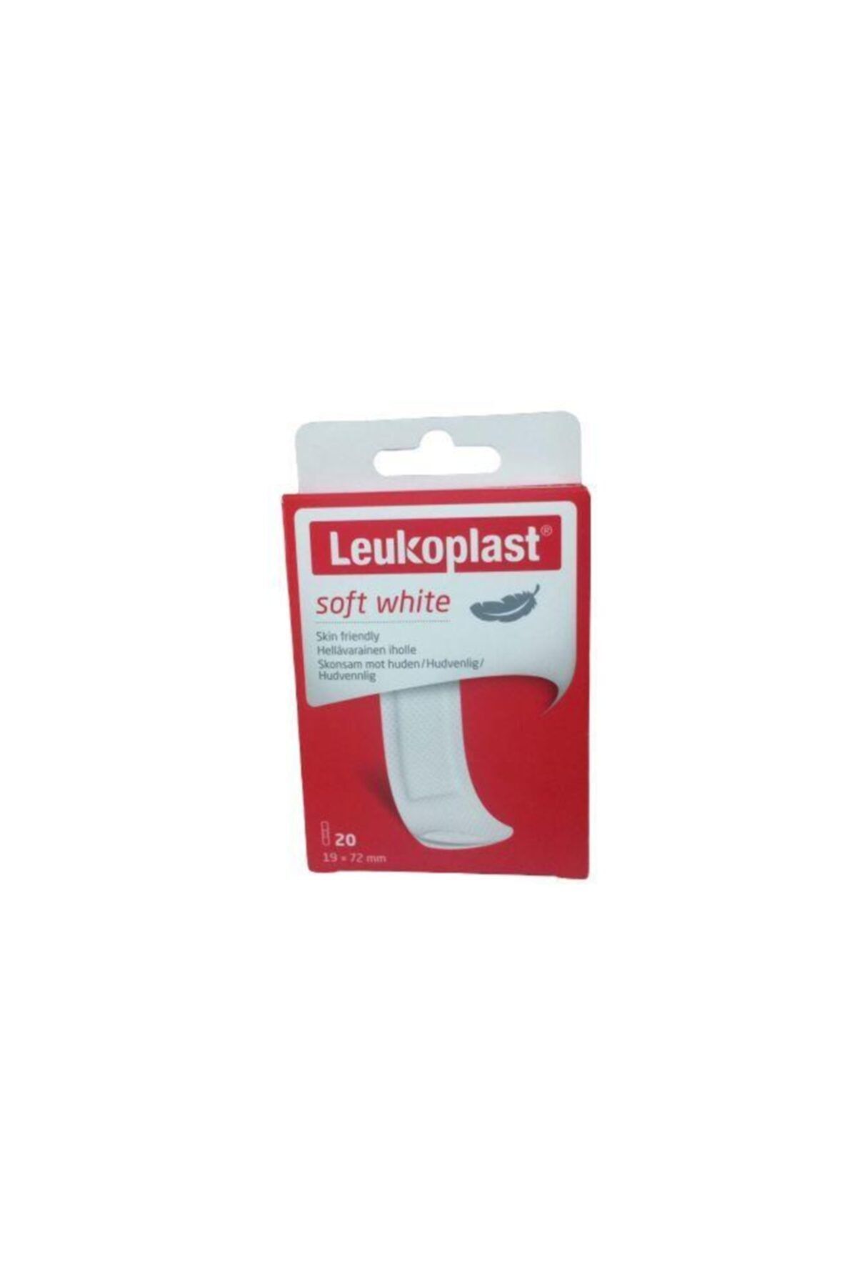 Leukotape Leukoplast Soft White Yara Bandı 19x72mm - 20 Adet
