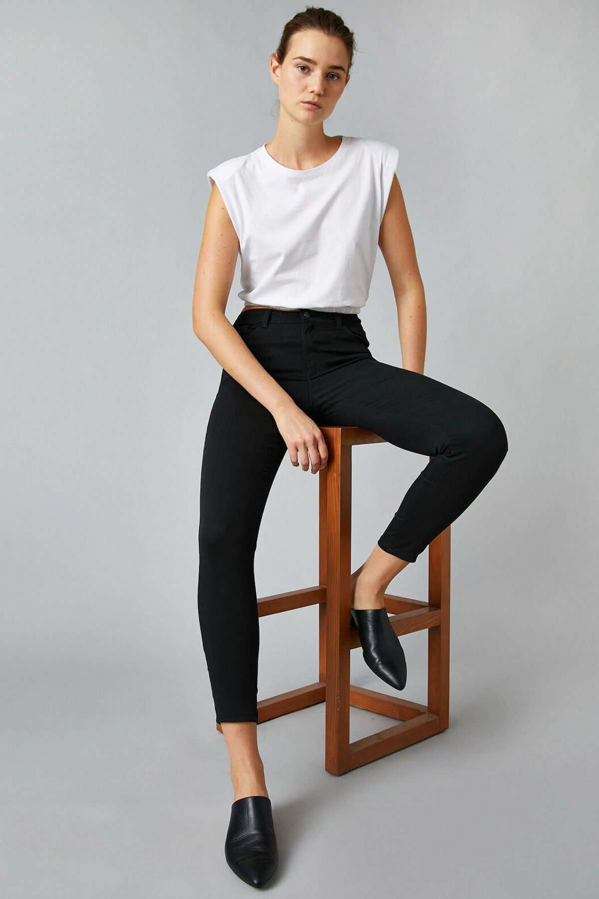 Koton Kadın Siyah Jeans 1KAK43223MW