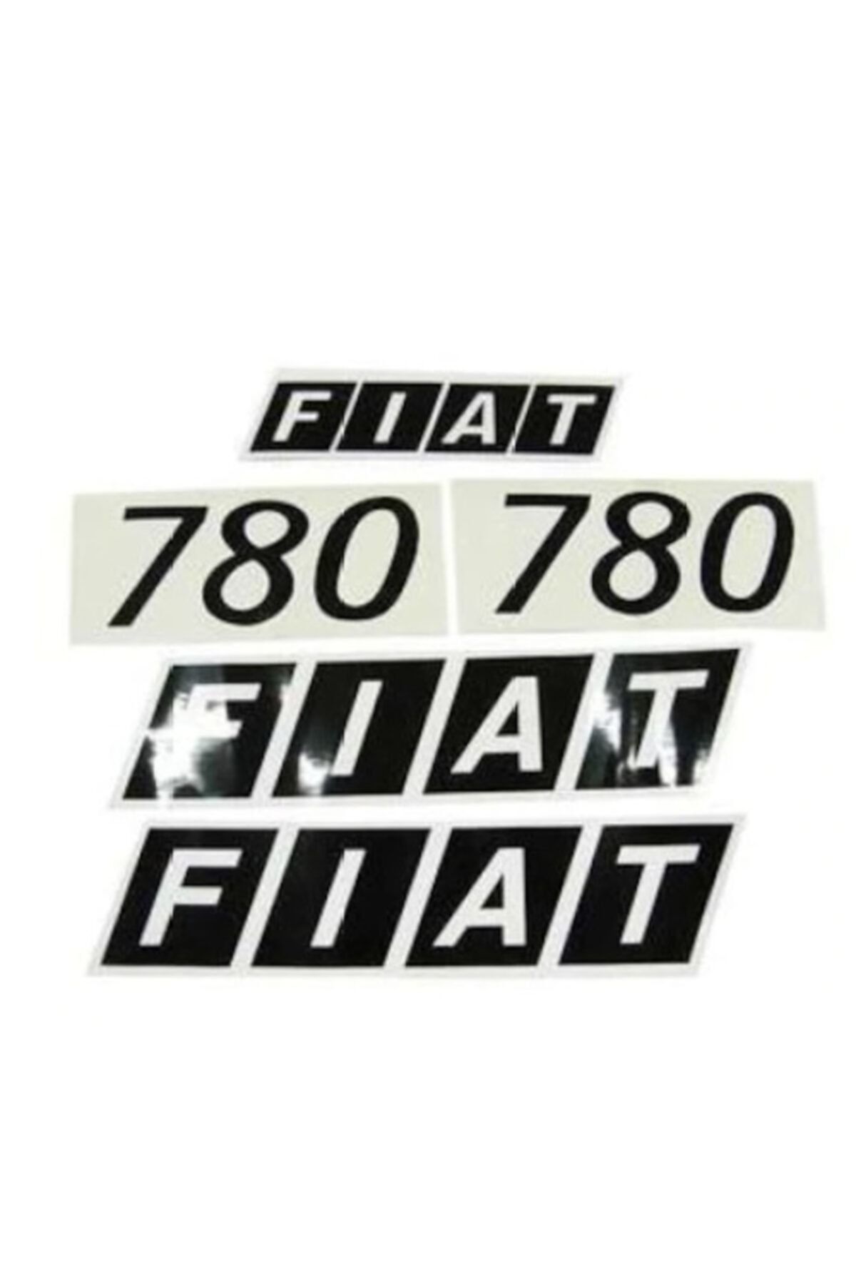 YTP Fiat 780 Traktör Yan Yazı Takmı