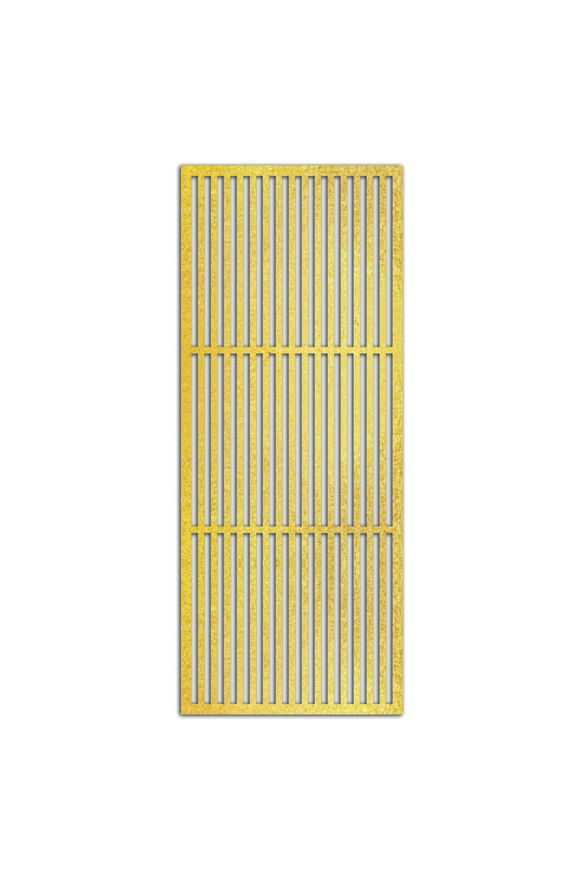 Liar Dekor Liar Ahşap Seperatör (Paravan) - KSP-213 - (10 mm) - (60 cm x 160 cm) - (Gold)
