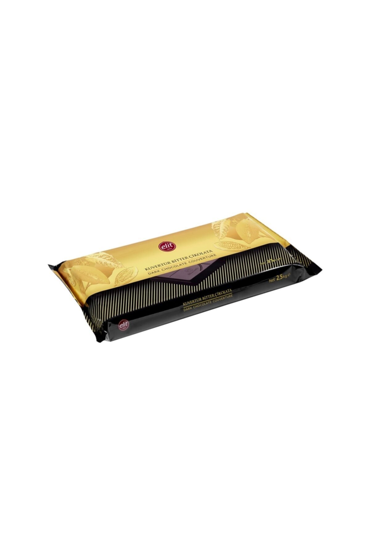 Elit Çikolata Bitter Kuvertür Çikolata 2,5 kg
