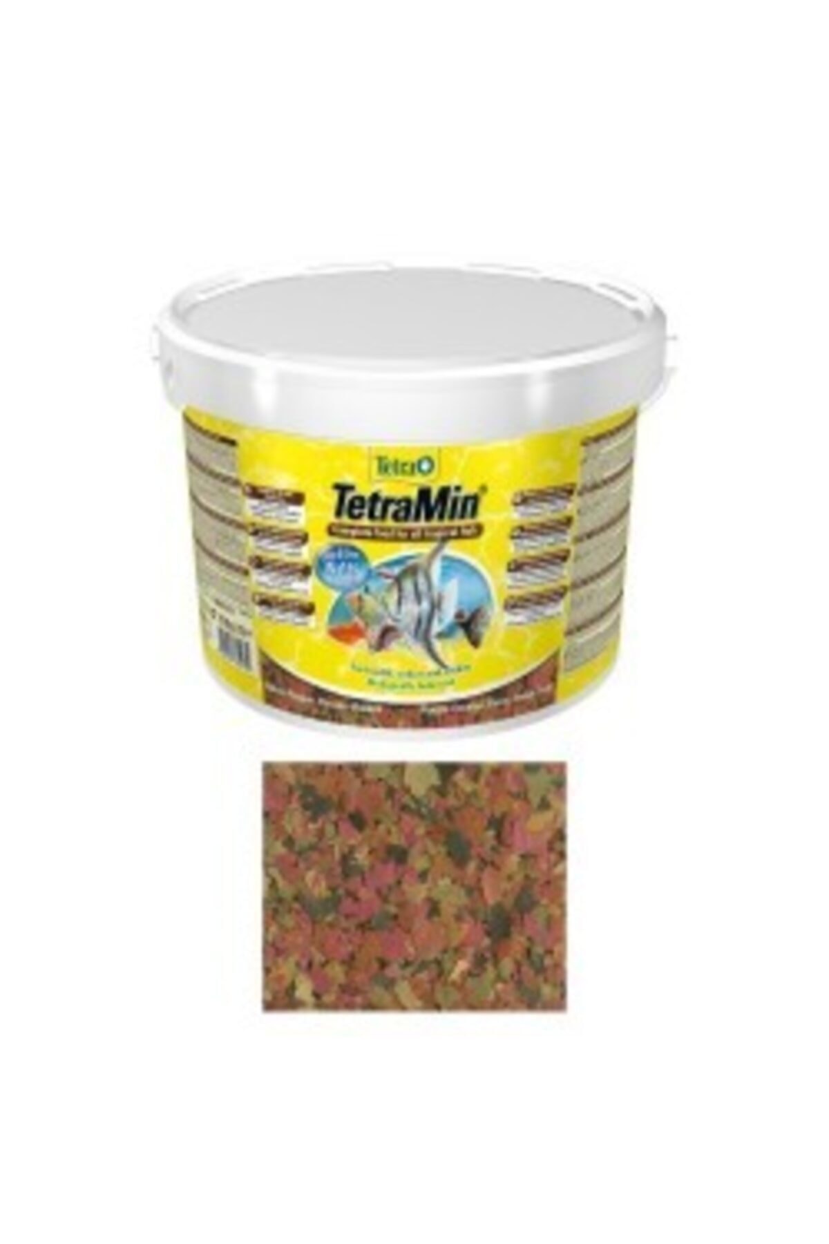 Tetra Min Flakes Pul Balık Yemi 10 L Kova-2100 Gr