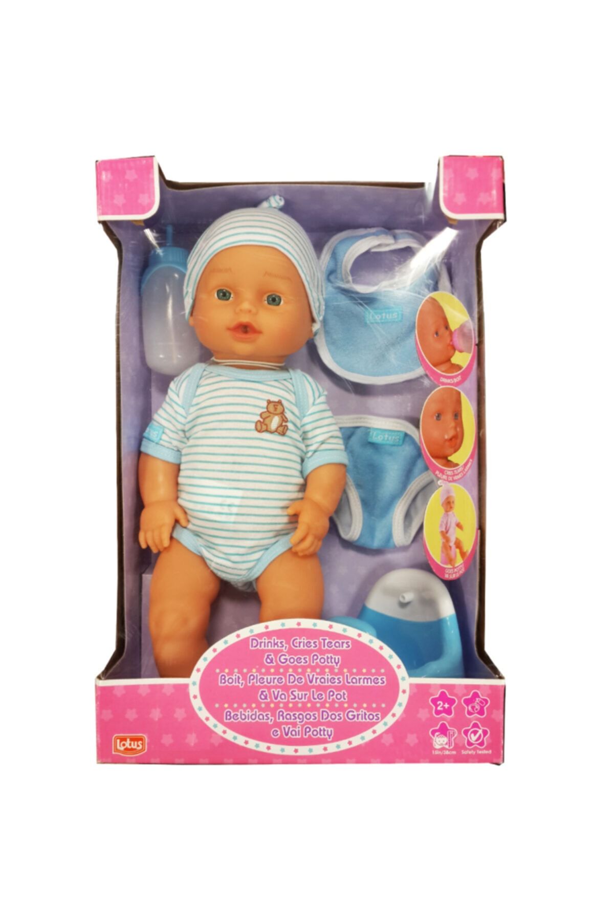 lotus aksesuarli altini islatan bebek 38cm fiyati yorumlari trendyol