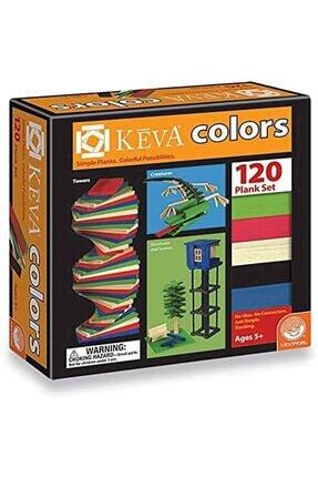 Keva Colors Ahşap Yapı Blokları 120 Parça Image 0