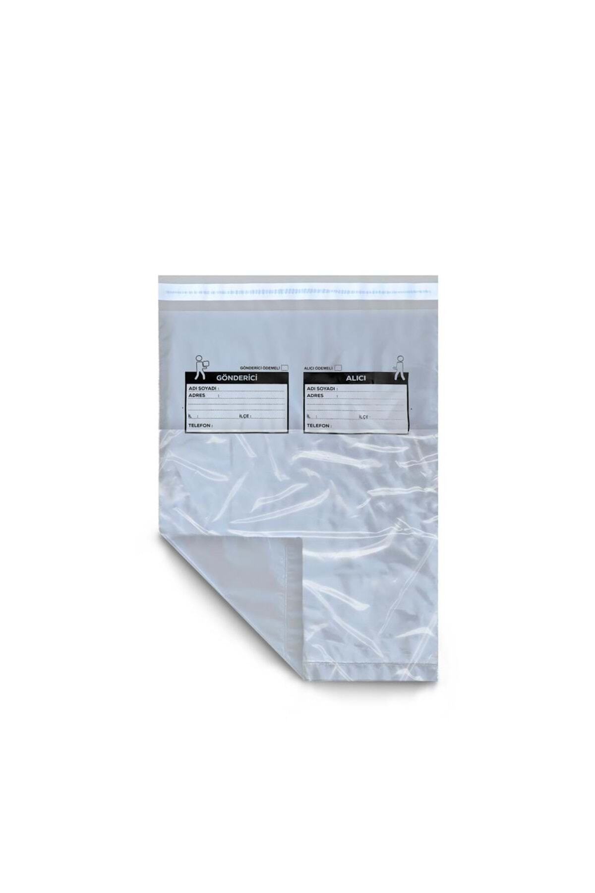 AMBALAJ PAZARI Cepli Gri Kargo Poşeti 24x30 5 cm 100'lü