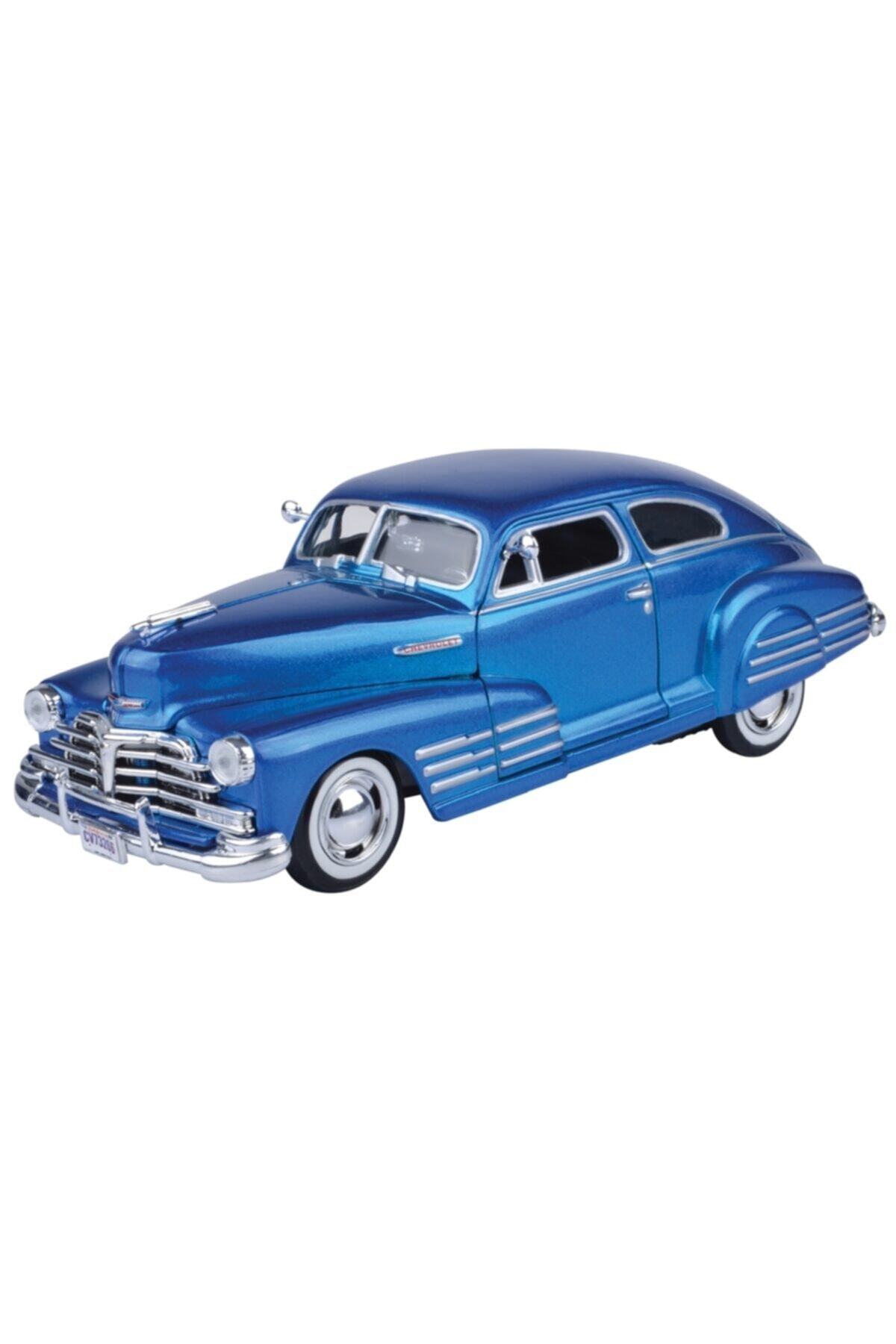 Motor Max Mavi 1:24 1948 Chevy Aerosedan Fleetlıne