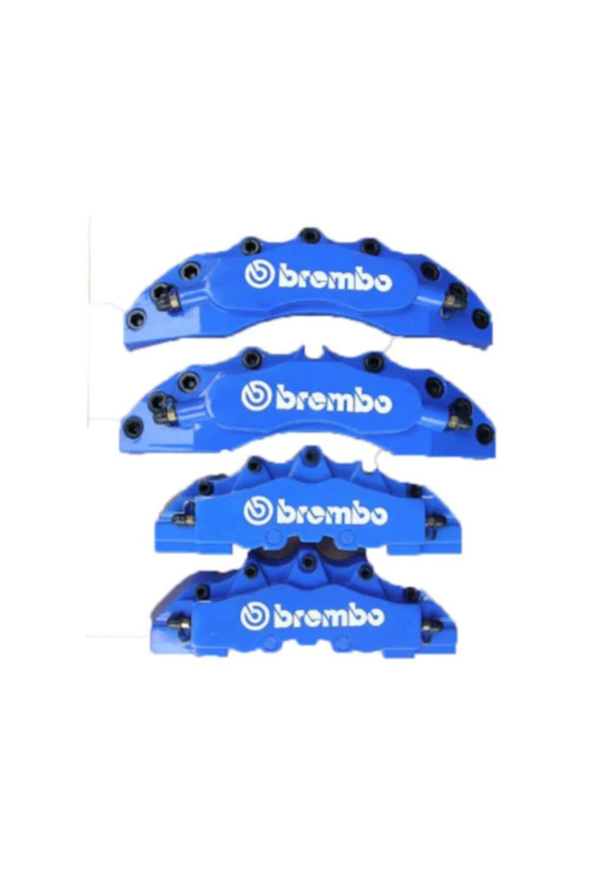 GÖKAS Brembo Kabartmalı Kaliper Kapağı Mavi Renk 4 Lü Set