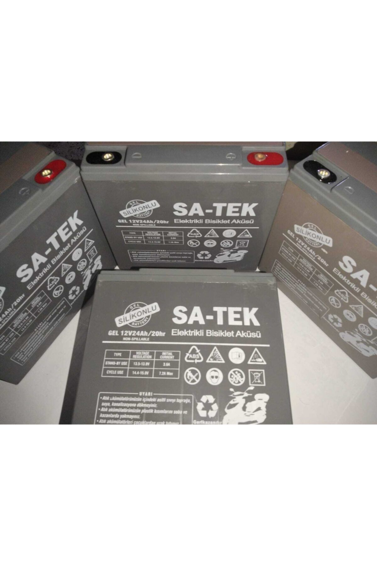 ortec 12v 24ah sa tek jel aku 4 lu set elektrikli bisiklet ve motosikletler icin 4 lu set dik aku fiyati yorumlari trendyol