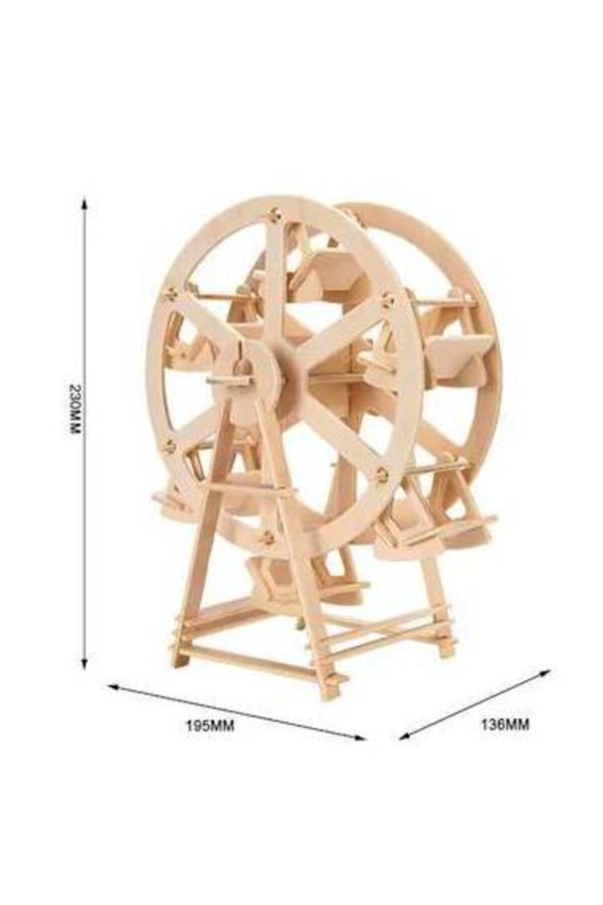 COMPANERO SHOP 3d Ahşap Maket Dönme Dolap