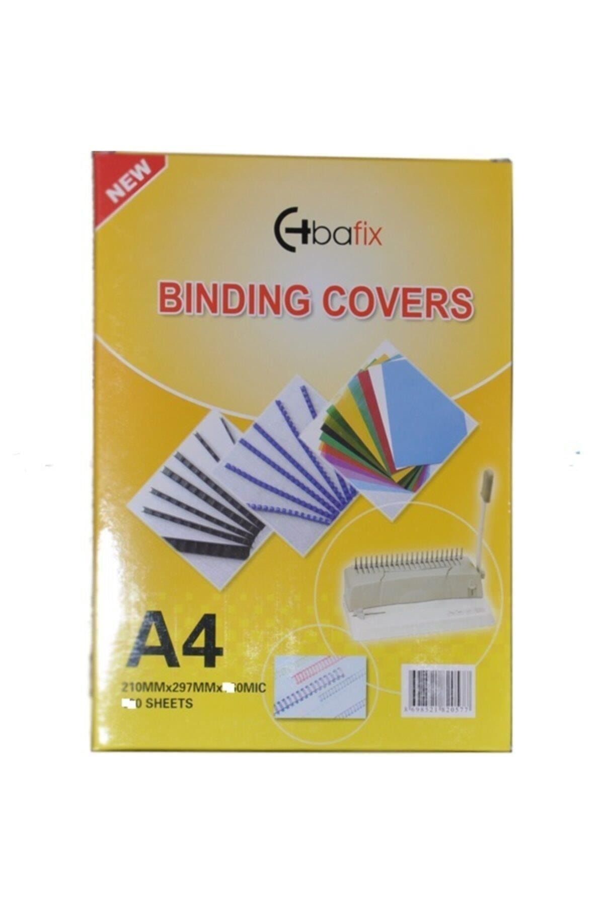 Bafix A3 Şeffaf Cilt Kapağı Plastik Opak 160 Micron 100 Lü (1 Paket 100 Adet)