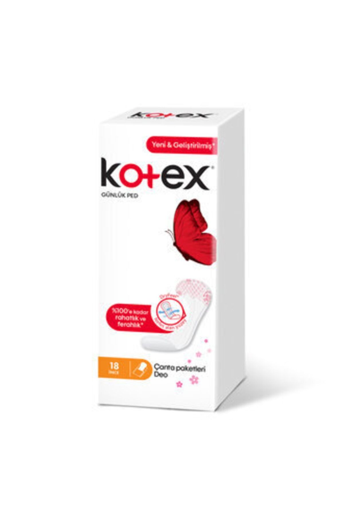 Kotex Ince Günlük Parfümlü 18'li