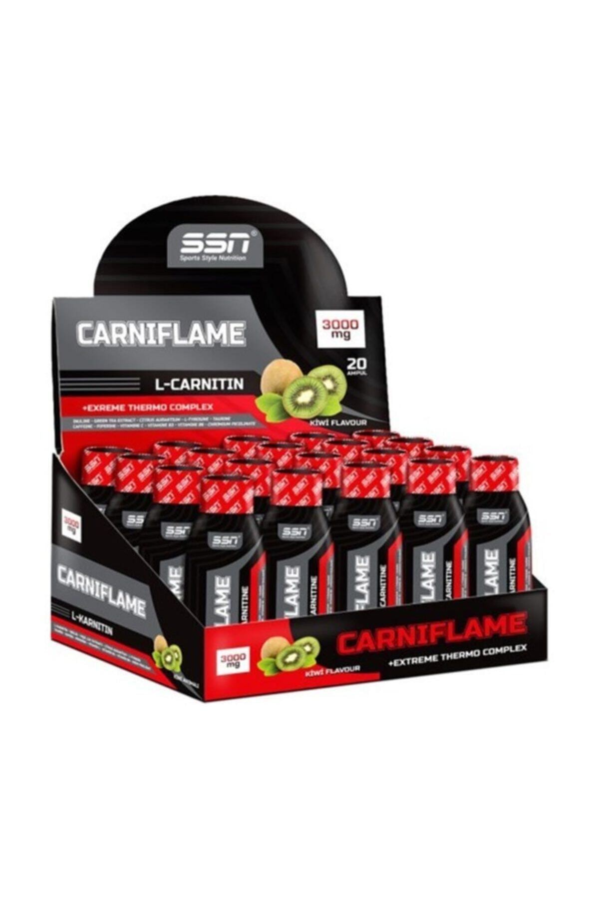 SSN Sports Style Nutrition Ssn Carniflame 3000 Mg 20 Ampul Energy - Limon%kivi Aroma -