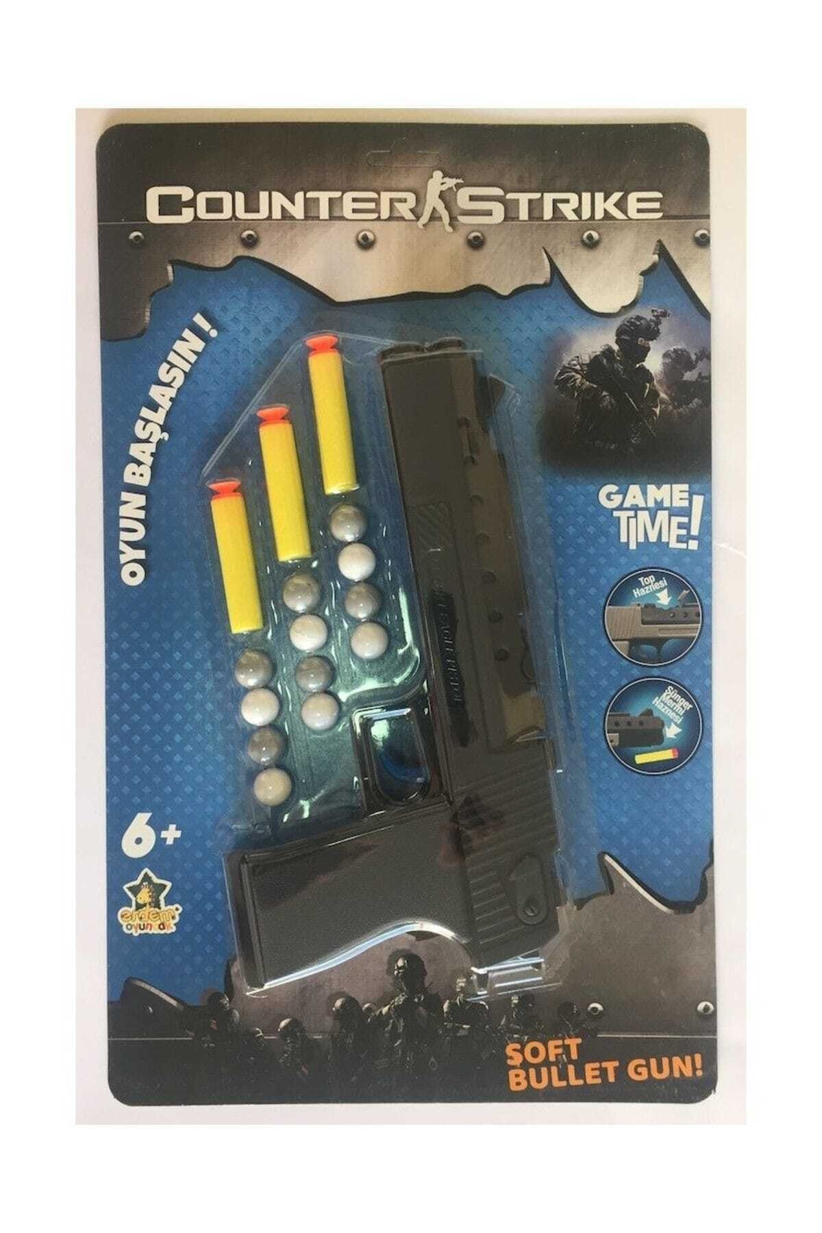 Erdem Oyuncak Counter Strike Desert Eagle Sünger Mermi Atan Tabanca Nerf Benzeri