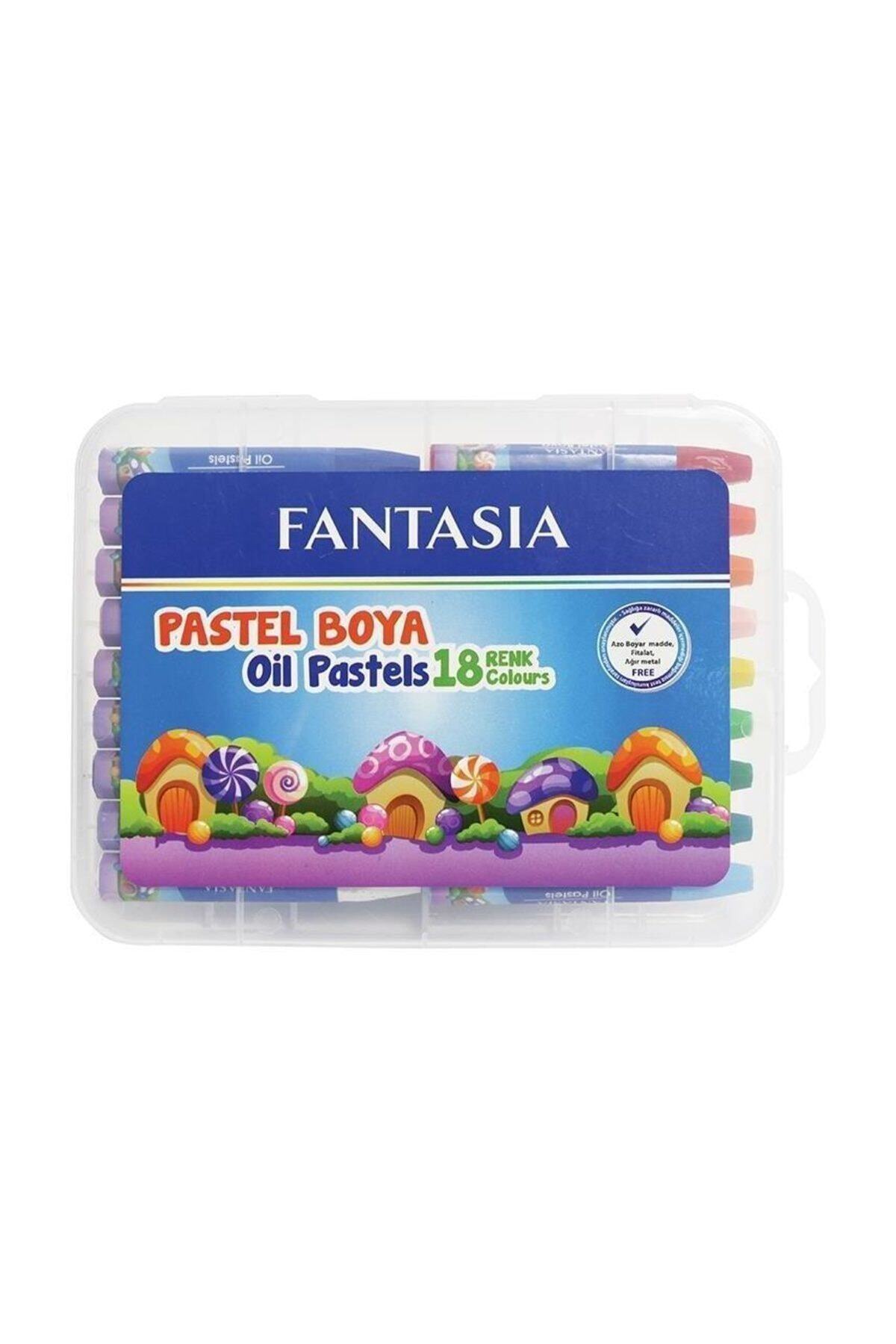 Faber Castell Fantasıa 18 Renk Pastel Boya Plastik Kutulu