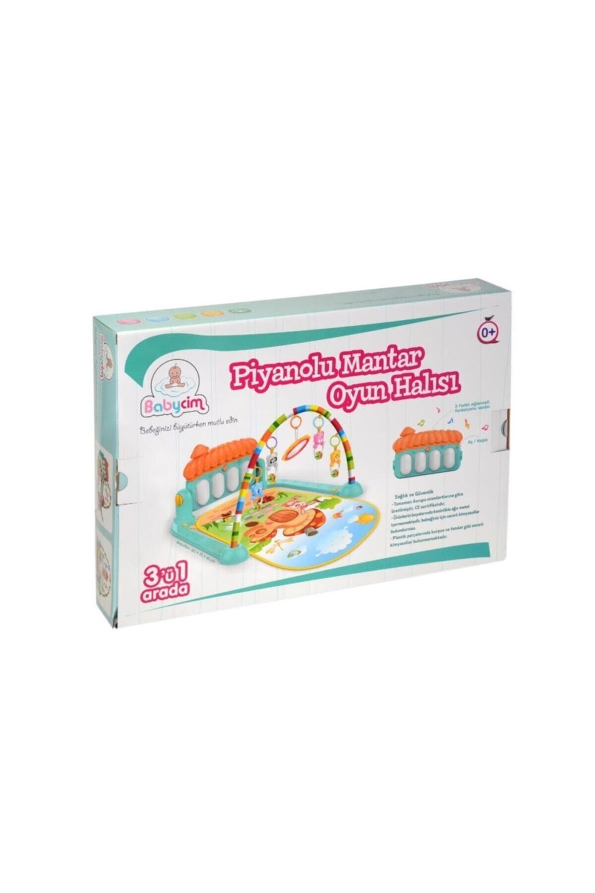 BİRLİK TOYS Babycim Piyanolu Mantar Oyun Halısı He0639