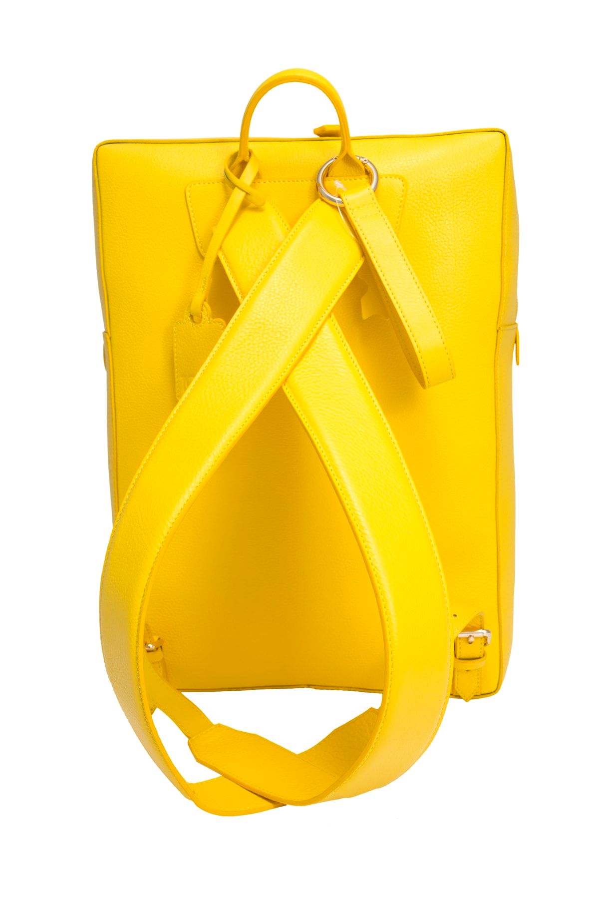Torba İstanbul Kadın - Erkek Gerçek Deri Kare Sırt Çantası Square Backpack