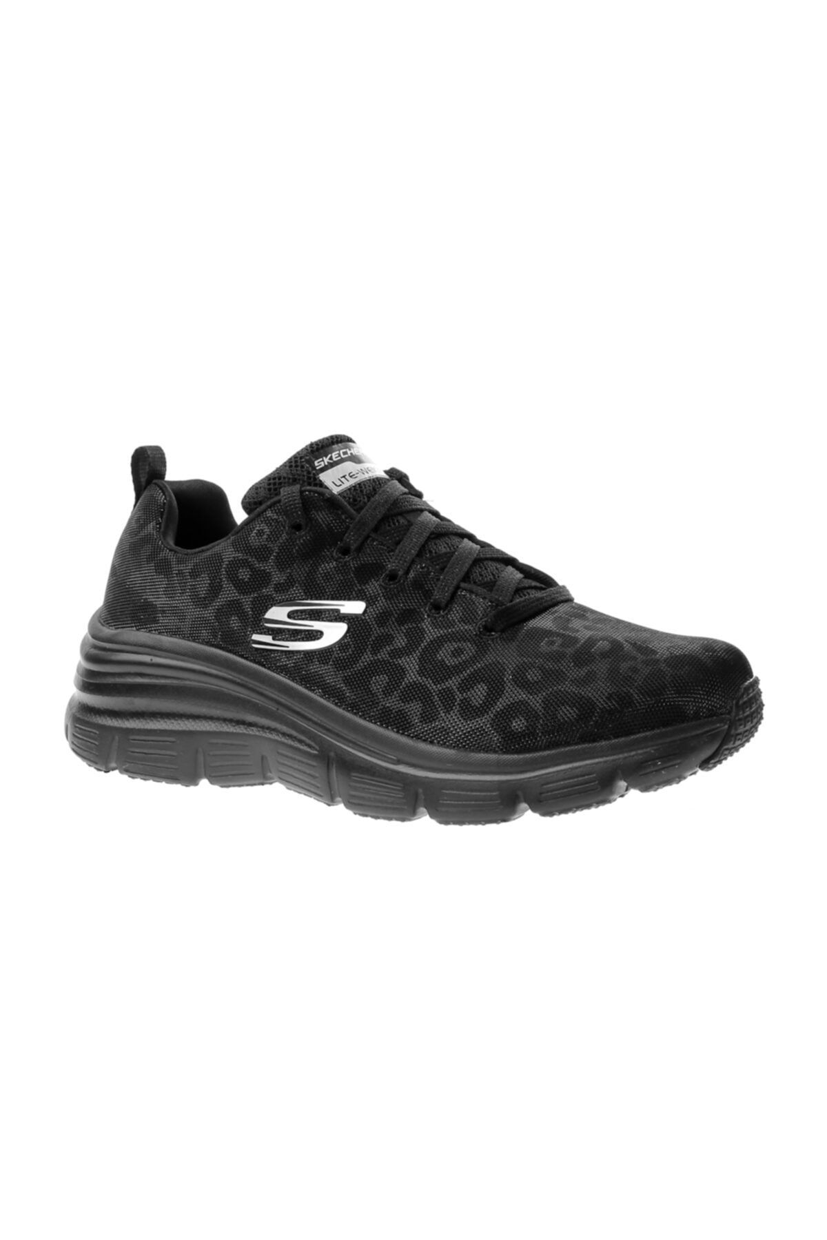 SKECHERS FASHİON FİT Kadın Siyah Spor Ayakkabı - 88888179 BBK