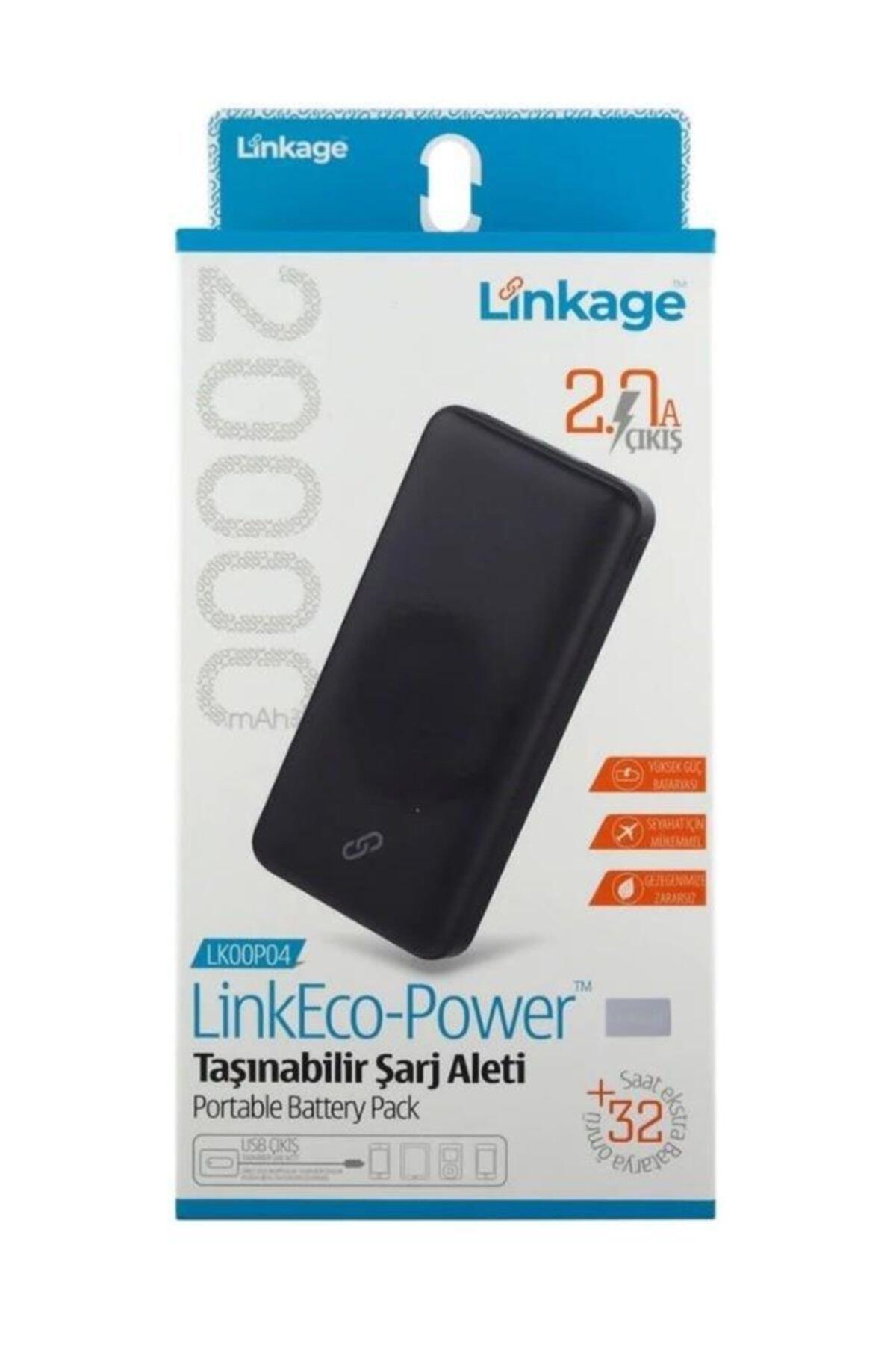 Linkage 20000mah Hızlı Şarj Powerbank Siyah Lk00p04