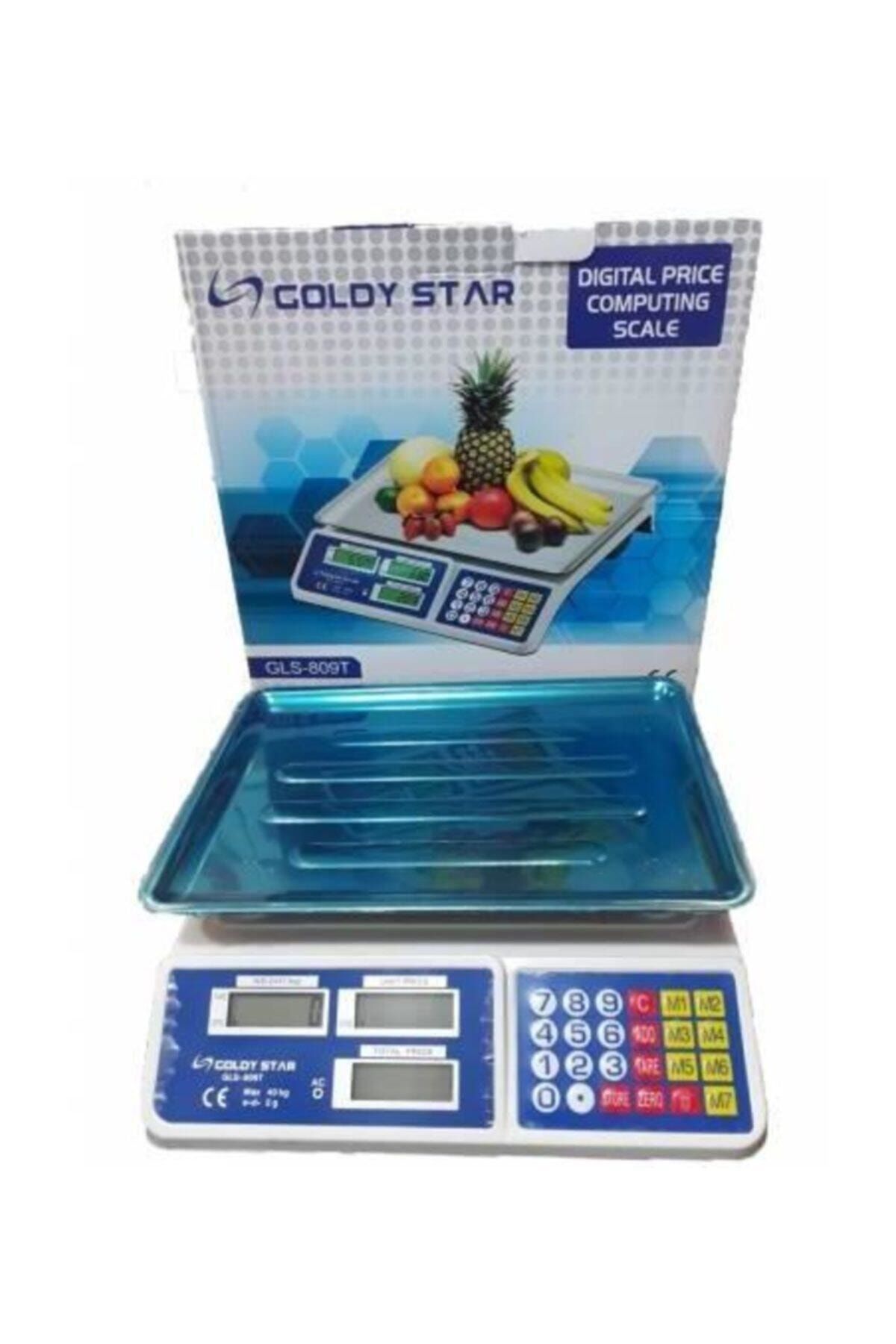 Wellhise Gls-809t 40 Kg Pazarcı Tartısı Elektronik Terazi Pazarcı Terazisi Manav