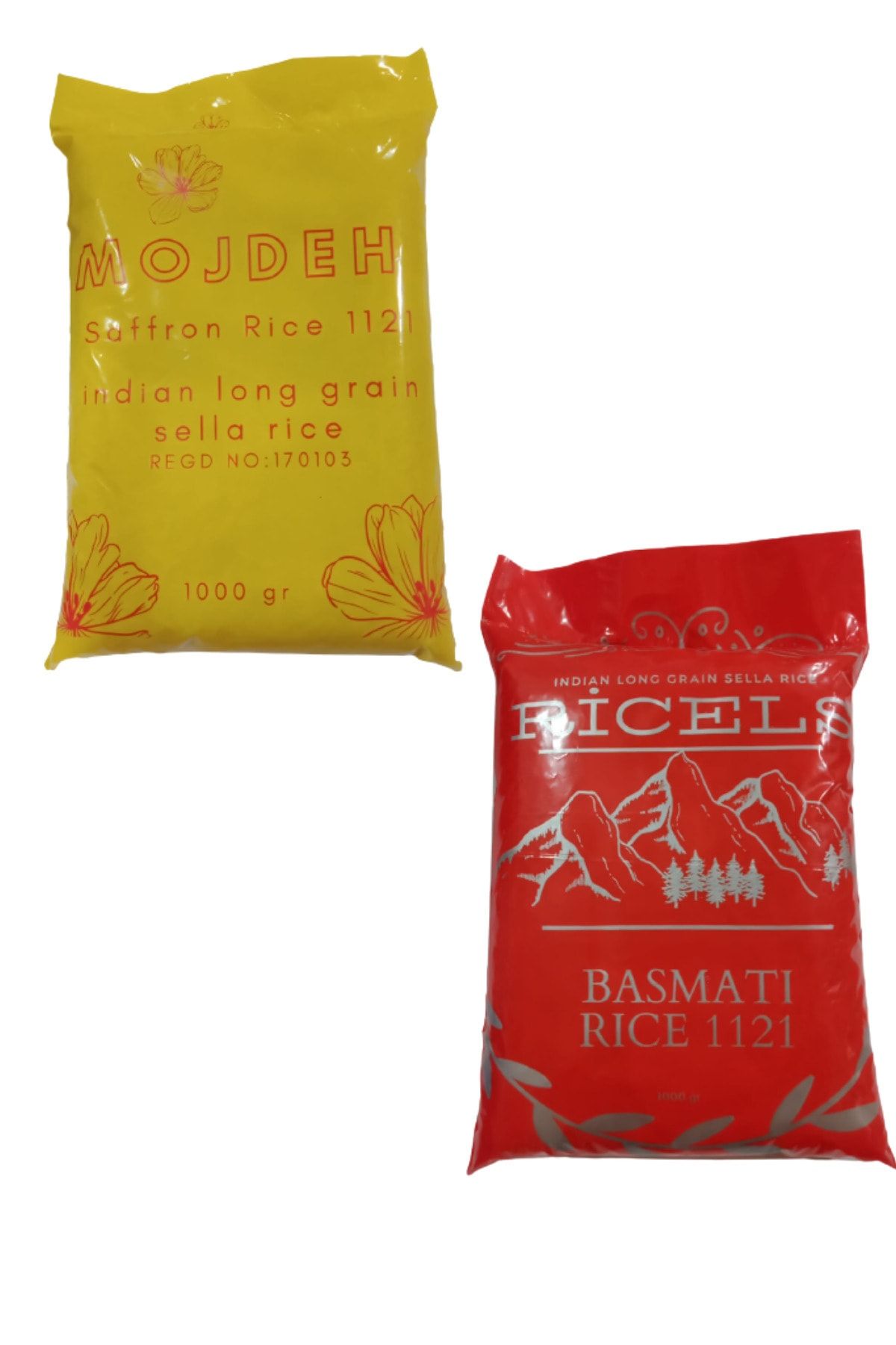 Mojdeh Basmati Pirinç Gurme Seti- 1 Kg (iran) Ve Rices 1 Kg (hint)