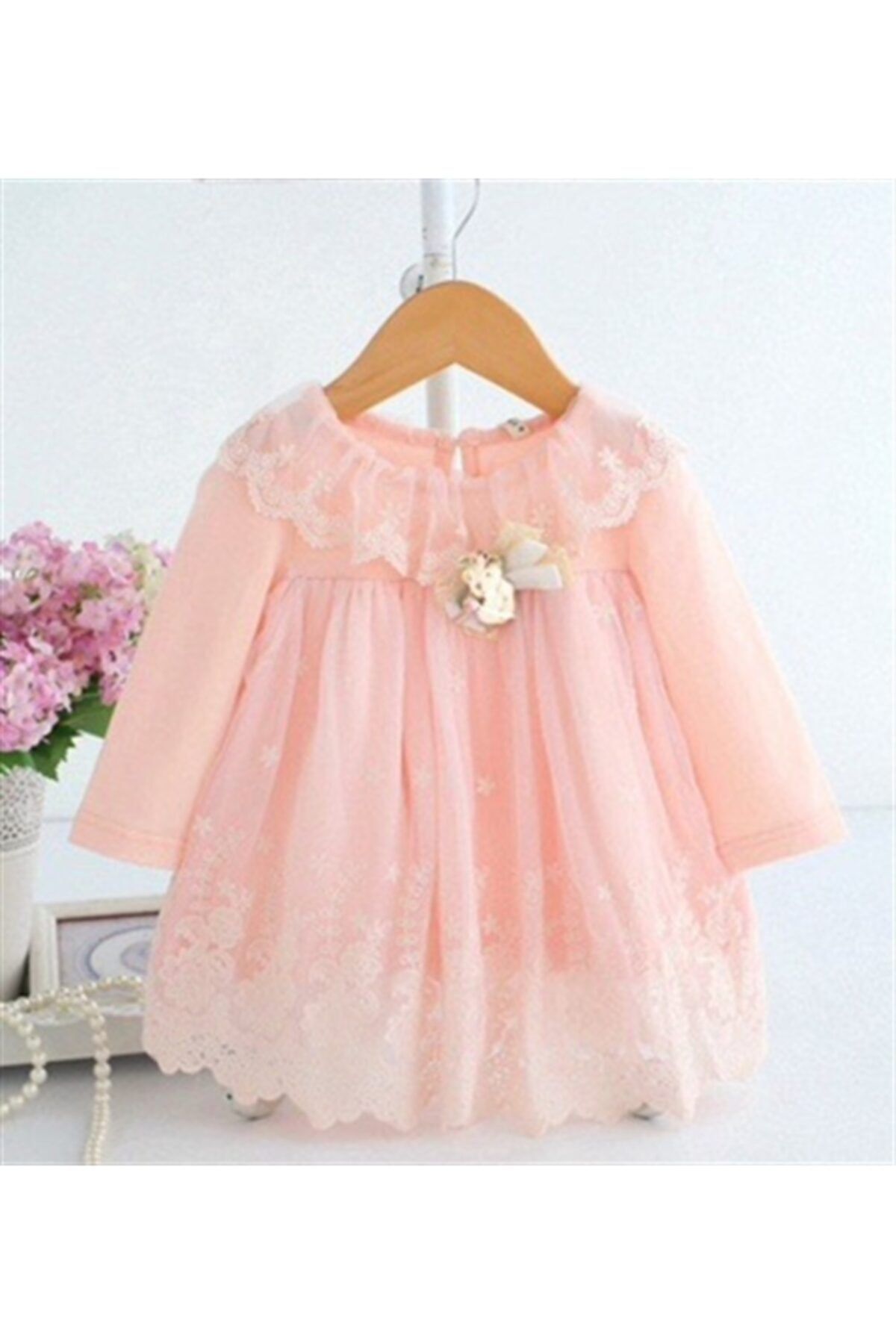 La Boutique BB Kız Bebek Somon Charlotte Elbise