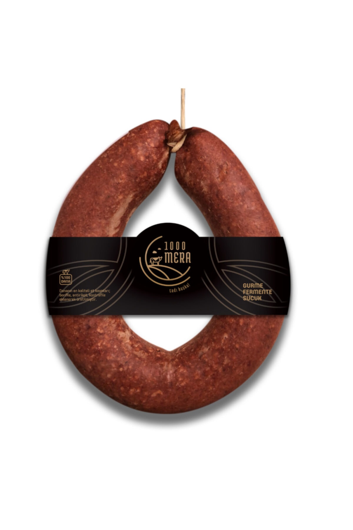 1000mera %100 Dana Gurme Fermente Sucuk 600gr