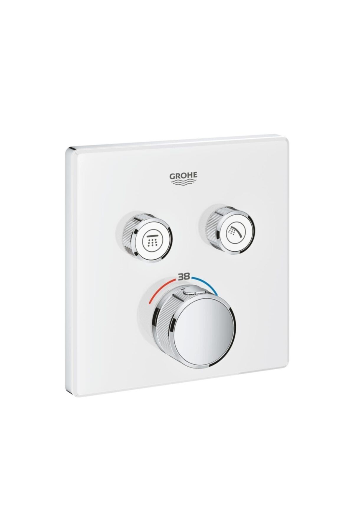 Grohe Grohtherm Smartcontrol Çift Valfli Akış Kontrollü, Ankastre Termostatik Duş Bataryası 29156ls0