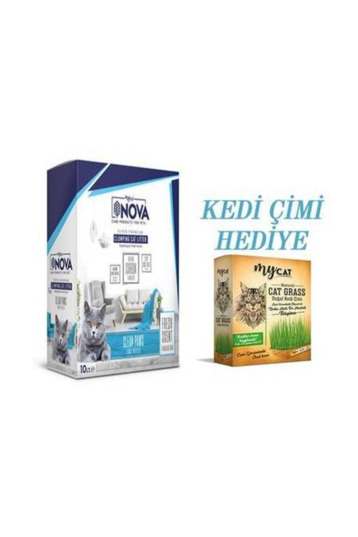 My Cat Mycat Nova Clean Paws (temiz Patiler)10lt  Kedi Çimi Hediyeli