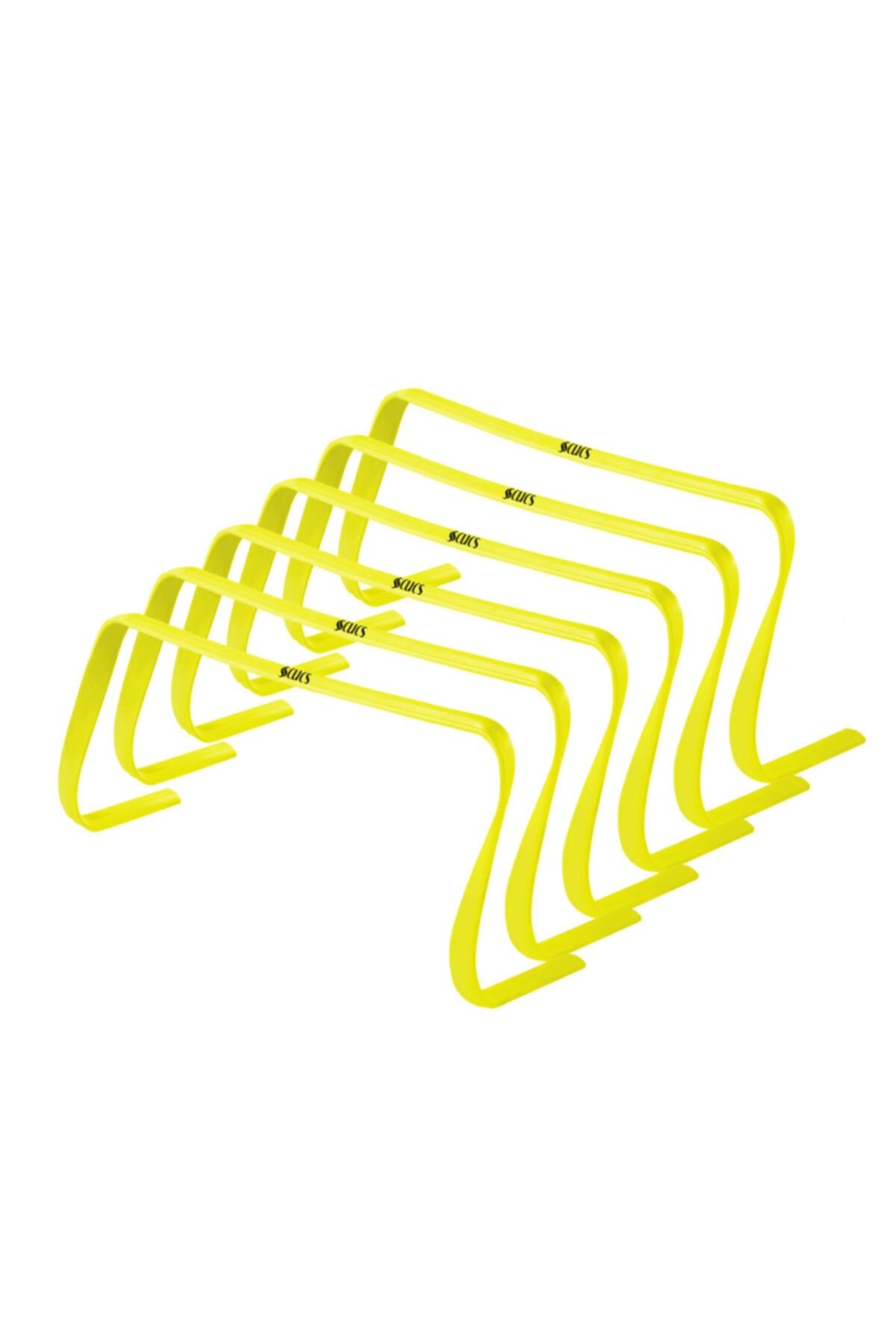SCUCS 30 cm Esnek Engel Sarı 6'lı Set