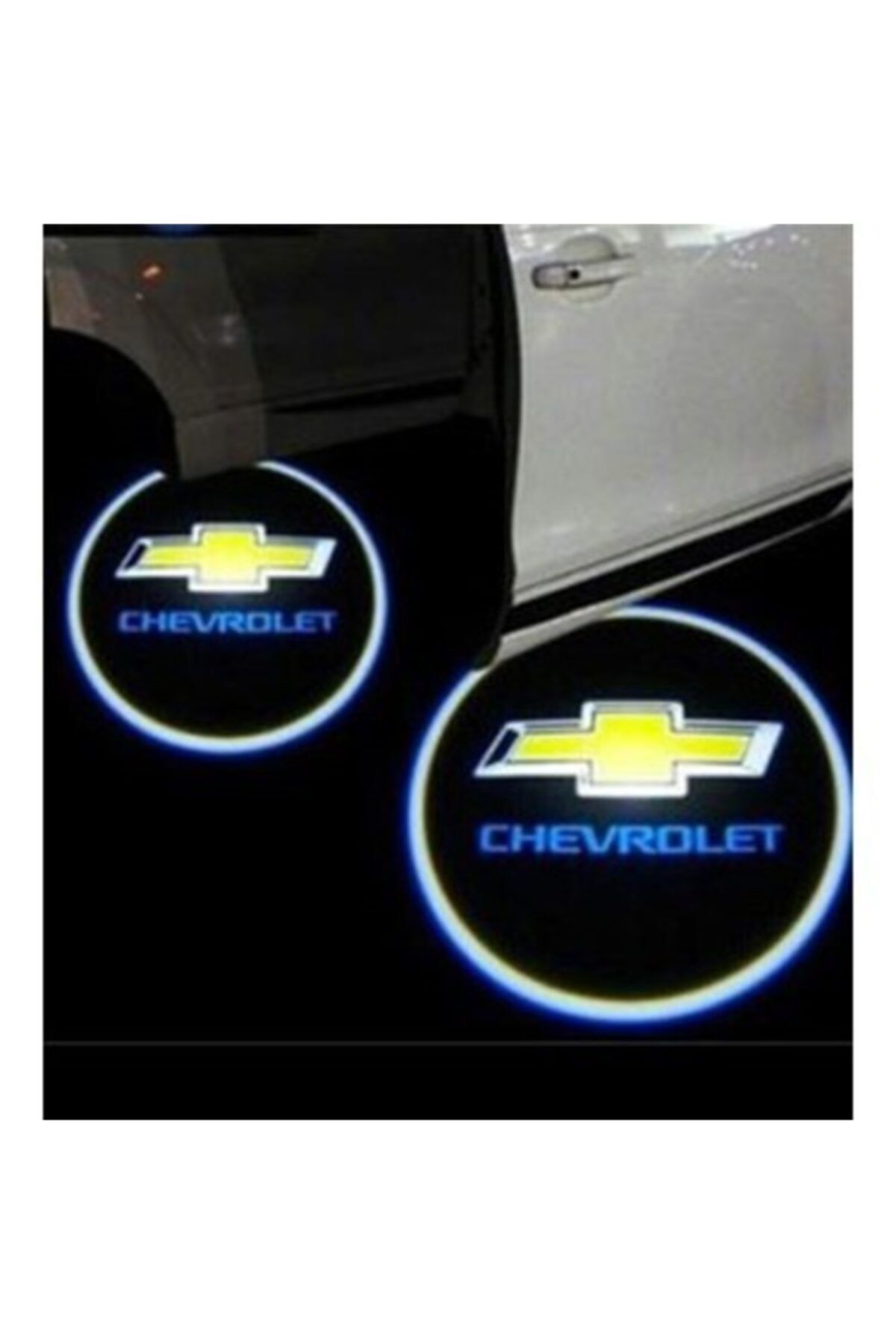 Quality Chevrolet Araç Kapı Altı Logo Pilli Mesafe Ve Işık Sensörlü