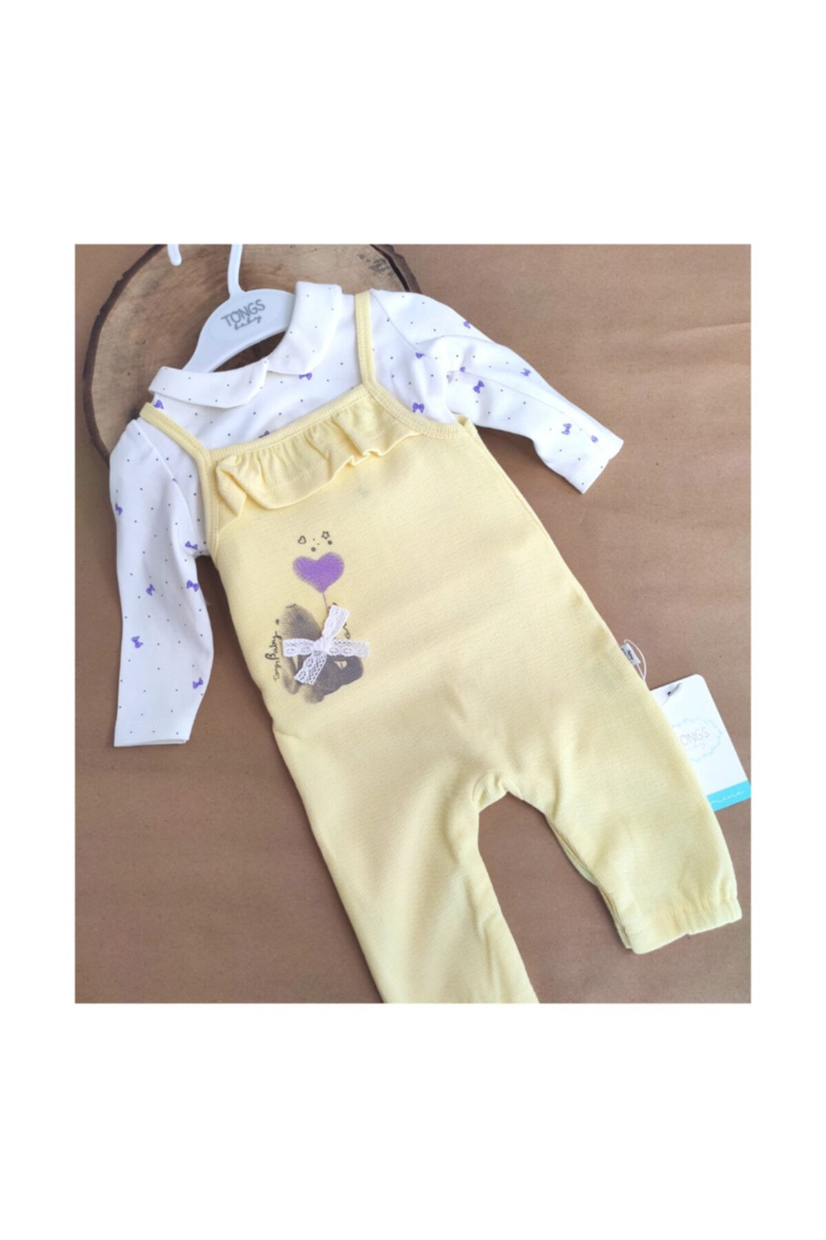 Tongs Baby Cut Banny Salopet Takım