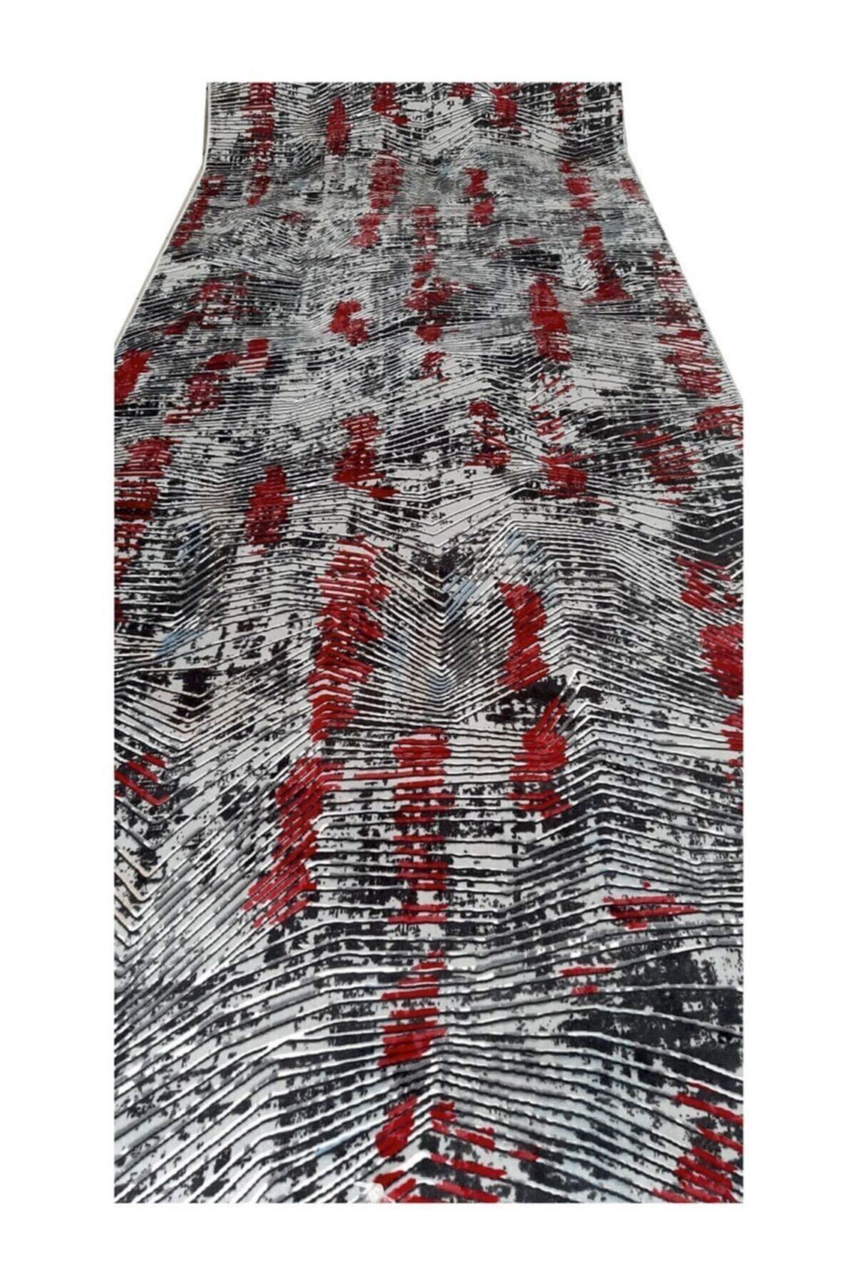 AKSU Kaymaz Taban Jel Yolluk Veranda Kırmızı Serisi