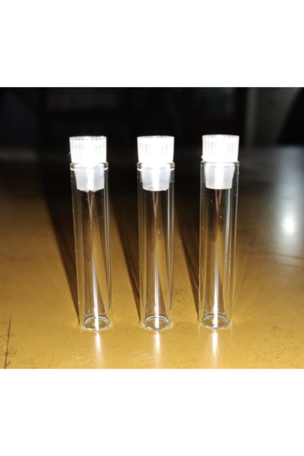Homeopati Remedi Cam Tüp/vial 100 Adet 1ml Içi Oluklu Kapaklı
