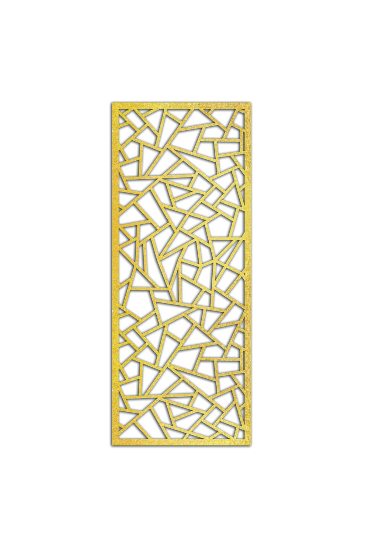 Liar Dekor Liar Ahşap Seperatör (Paravan) - KSP-205 - (18 mm) - (69 cm x 139 cm) - (Gold)
