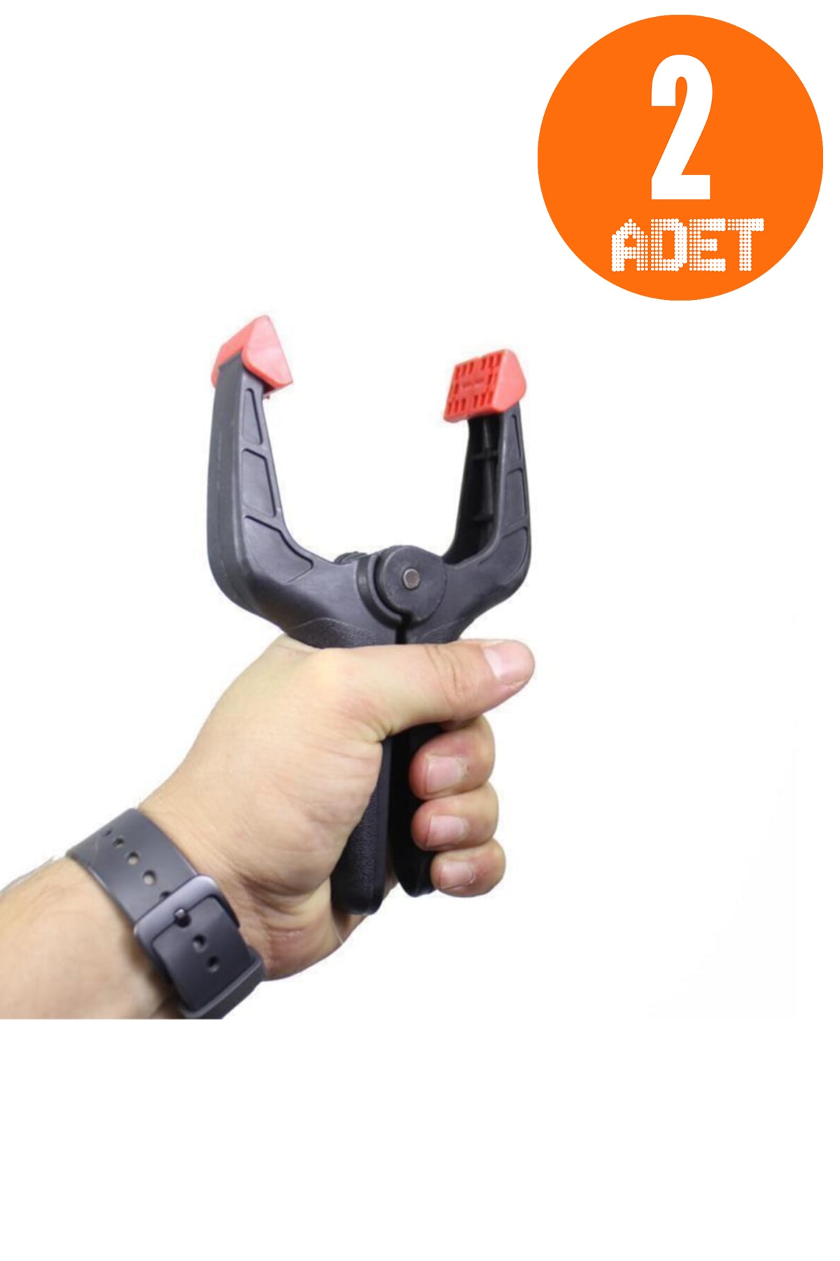 Badem10 2 Adet Yaylı Kıskaç Mandal El Tip Işkence 76 Mm (3\