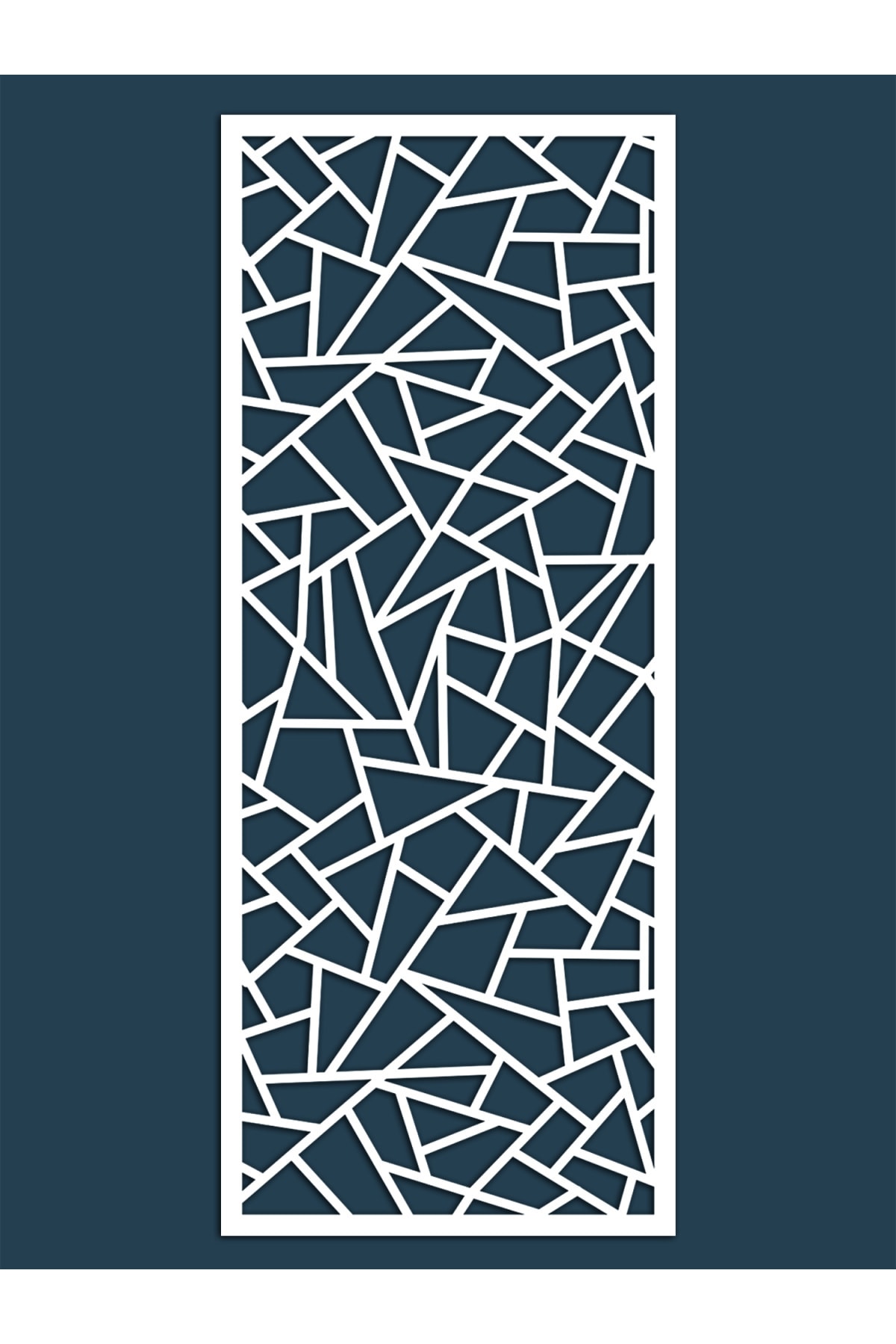 Liar Dekor Liar Ahşap Seperatör (Paravan) - KSP-205 - (18 mm) - (60 cm x 160 cm) - (Beyaz)