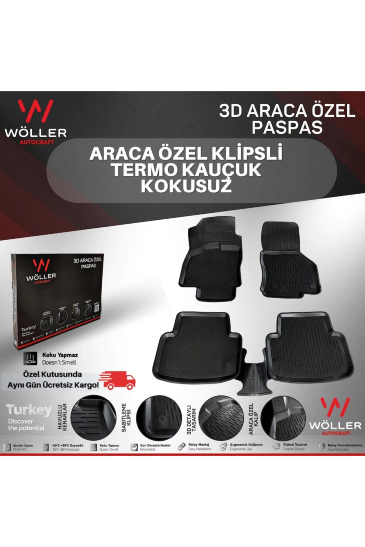 wöller Hyundai Accent Era Paspas 2006 2012 Arası 3d Havuzlu Paspas