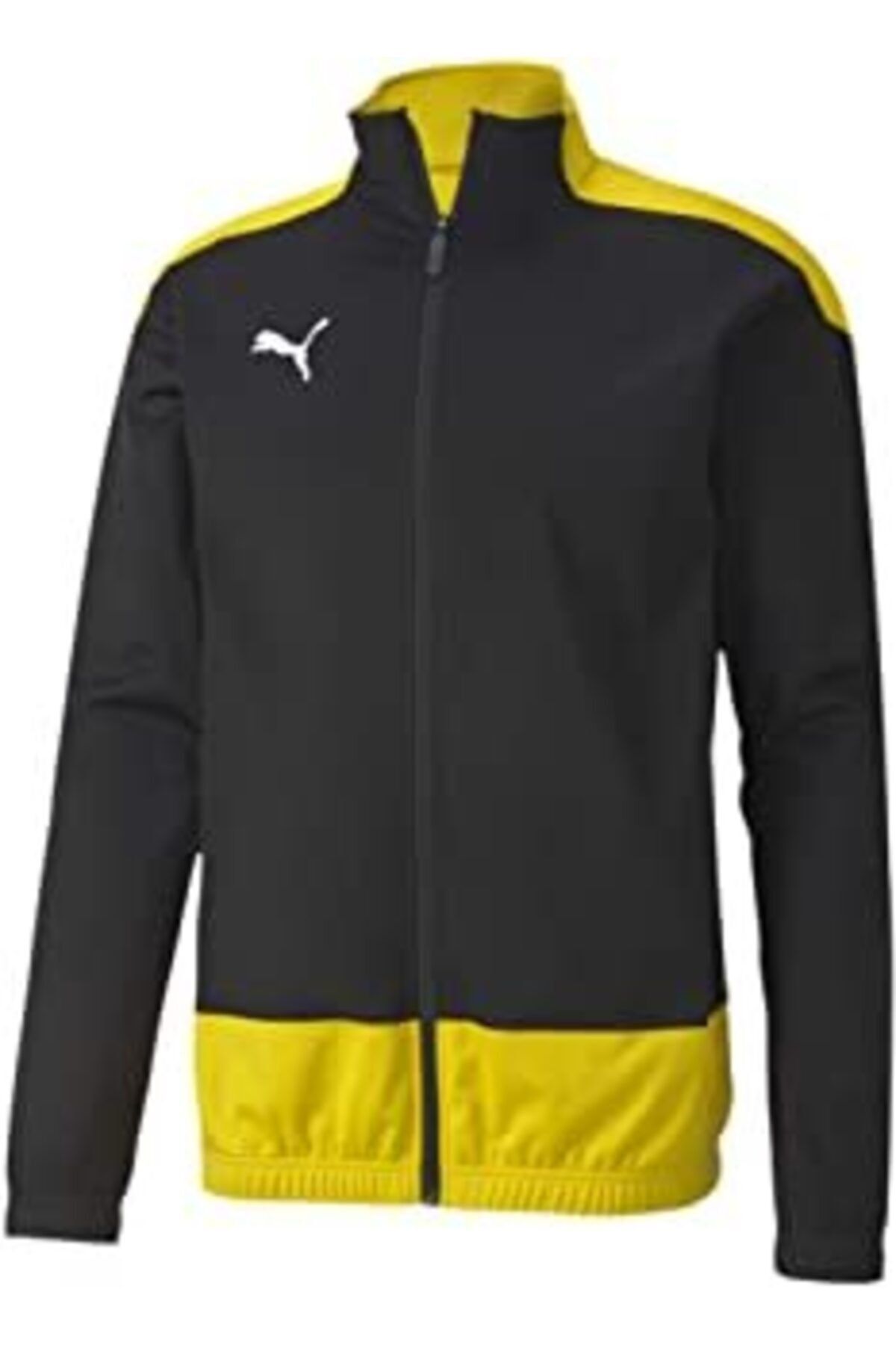 Puma Men Team Goal 23 Full Zip Jacket L/s Jersey Black Tee Top Gym Shirt 65656119