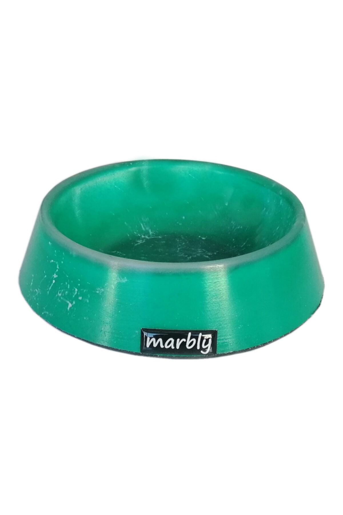Marbly Yeşil Dalgalı Mermerit Köpek Mama Su Kabı 1000 Ml
