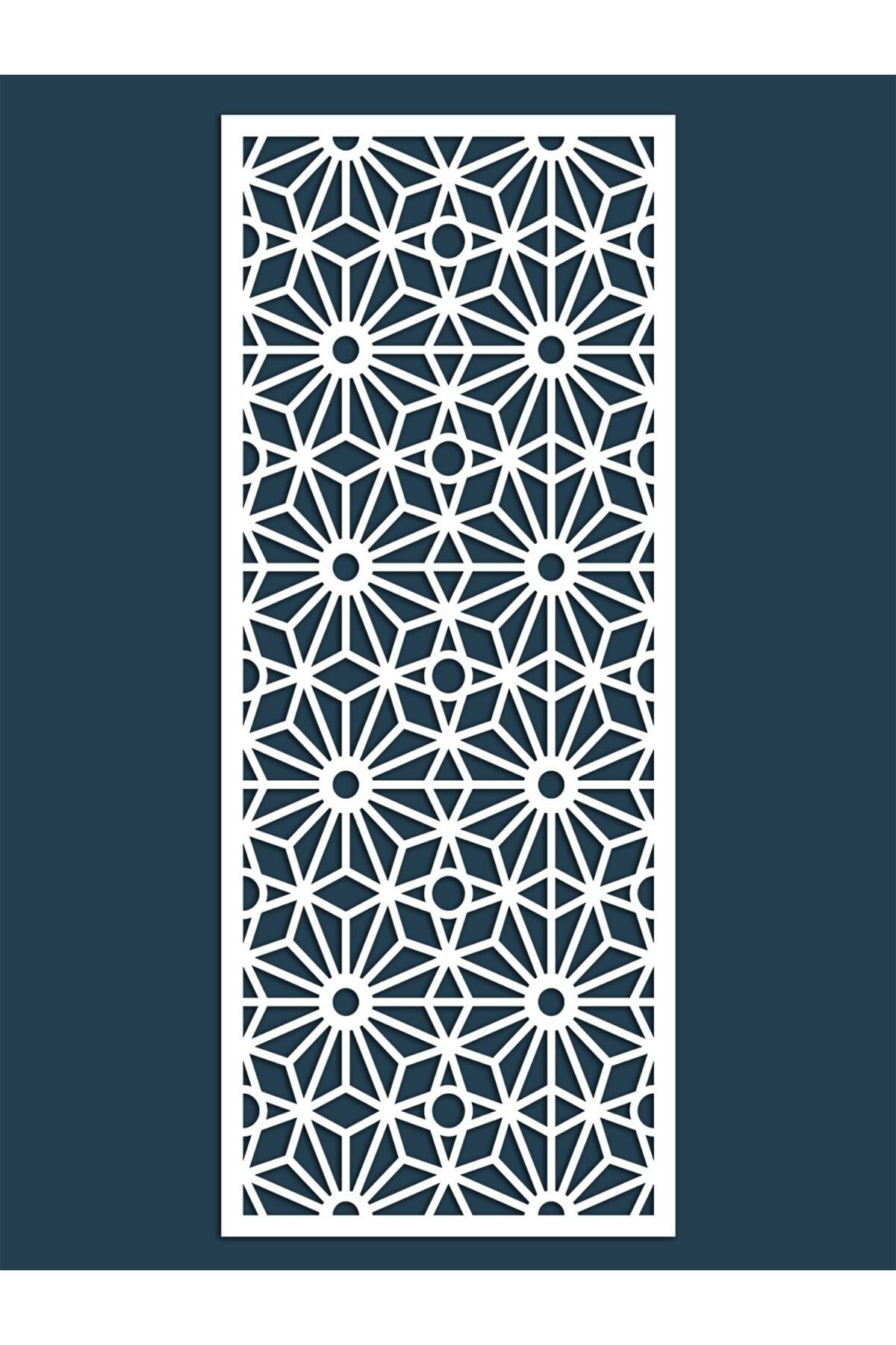 Liar Dekor Liar Ahşap Seperatör (Paravan) - KSP-202 - (18 mm) - (60 cm x 160 cm) - (Beyaz)