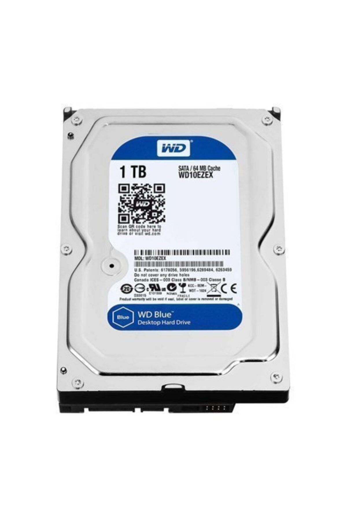 WESTERN DIGITAL WD WD10EZEX Blue 1TB Hdd 7200RPM 3,5'' 64MB SATA6 Masaüstü Harddisk