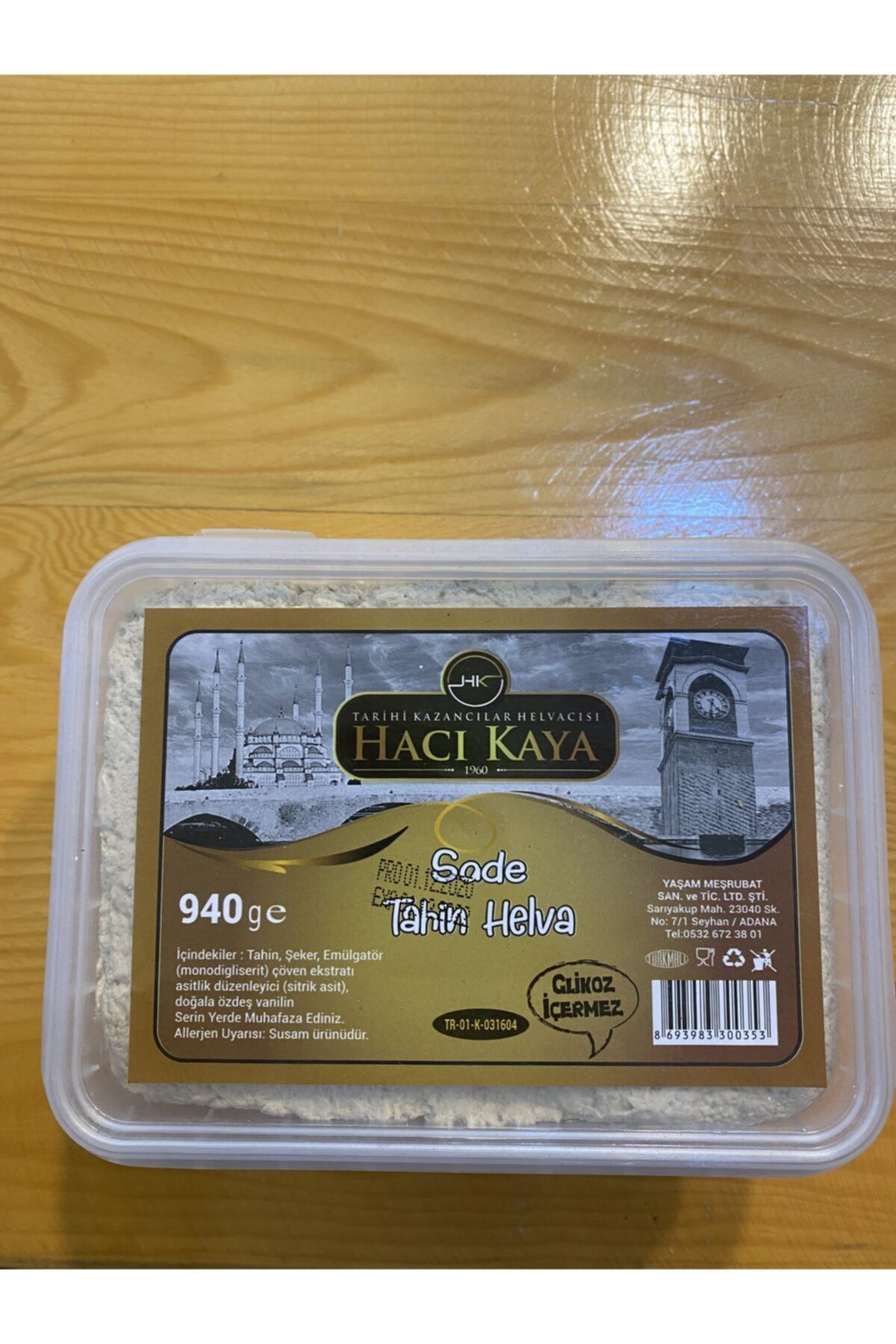 hacı kaya butik helvacısı Sade Tahin Helvasi 1 Kg