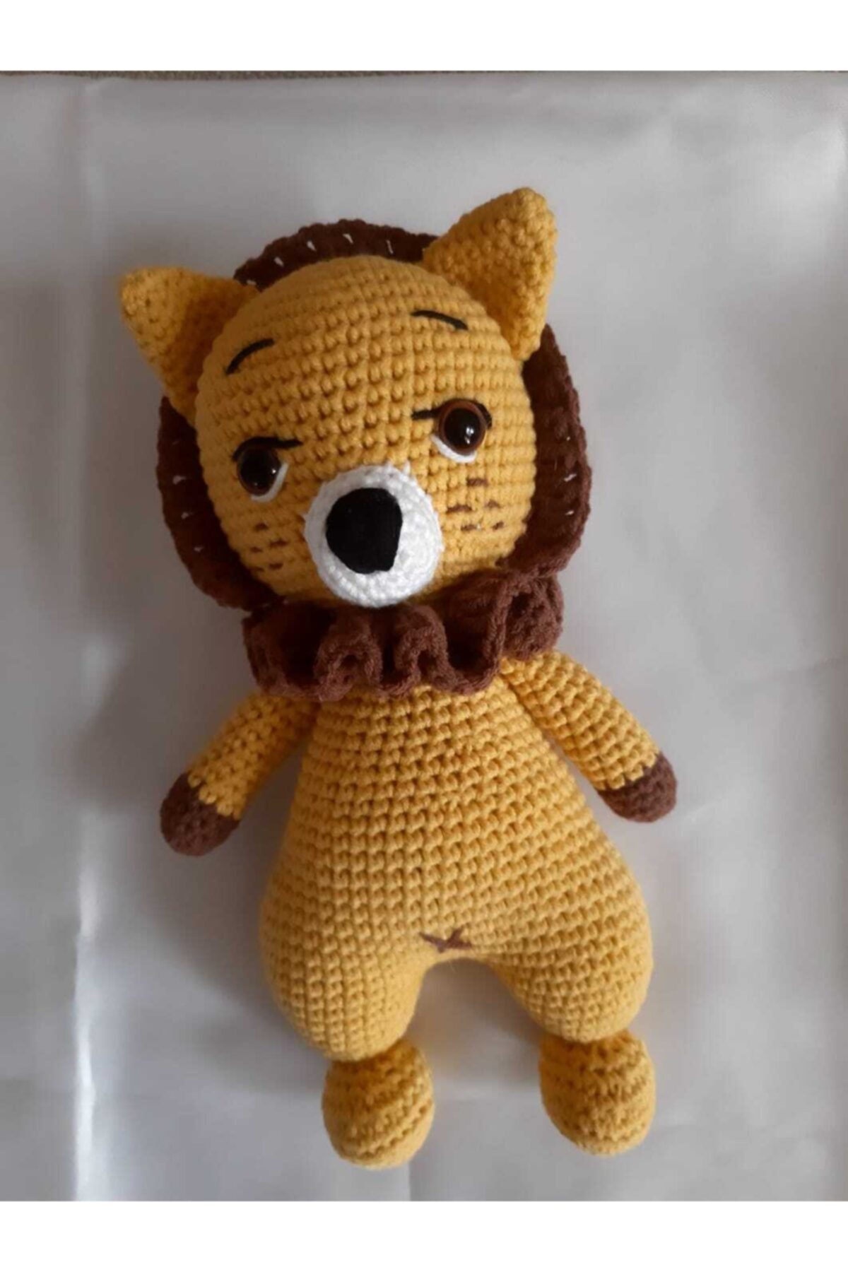 OYUNCAKPARK Aslan Leo Uyku Arkadaşı Amigurumi Organik Oyuncak