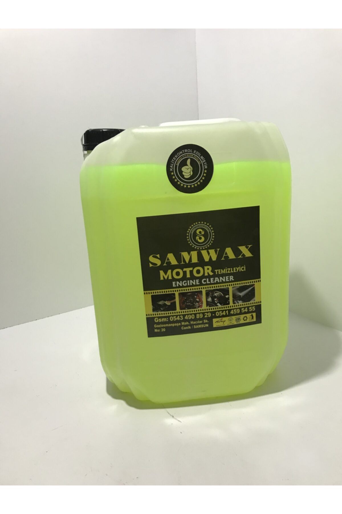 SAMWAX OTO BAKIM TEMİZLİK AKSESUAR Samwax Yeşil Motor Jant Temizleyici 25 lt