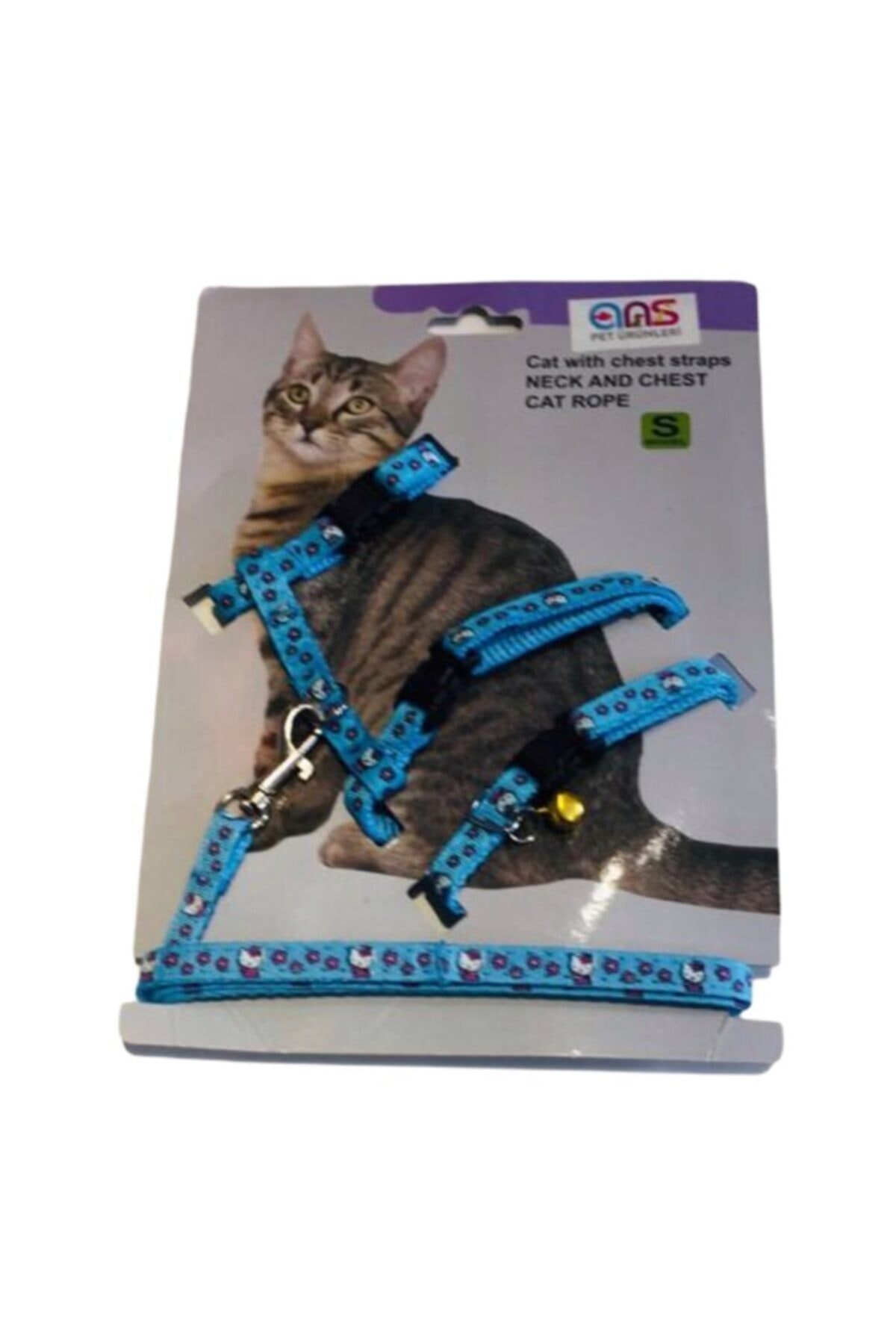 Petprety Kedi Göğüs Tasması Ve Gezdirme Seti