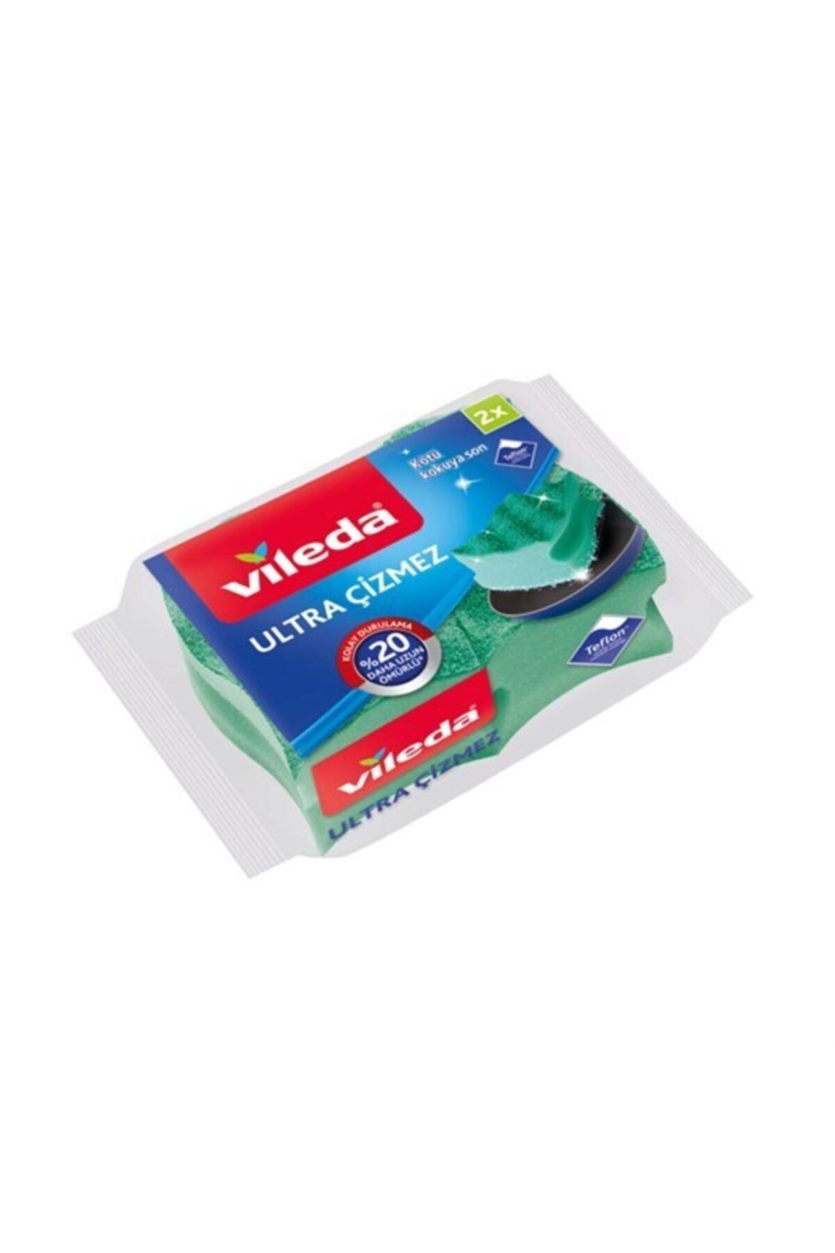 Vileda Çizmez Sünger Oluklu 2'li