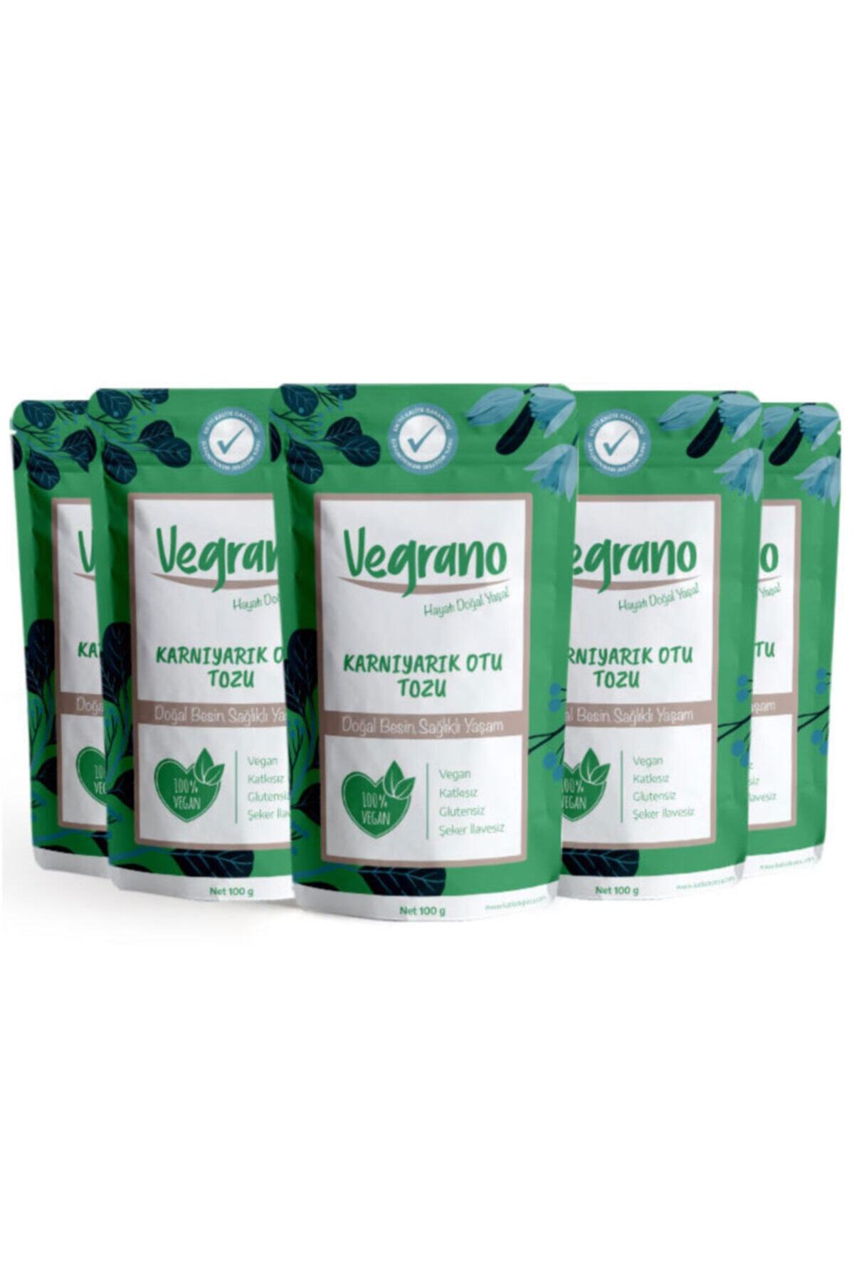 Vegrano Karnıyarık Otu Tozu  5 Adet 100 gr